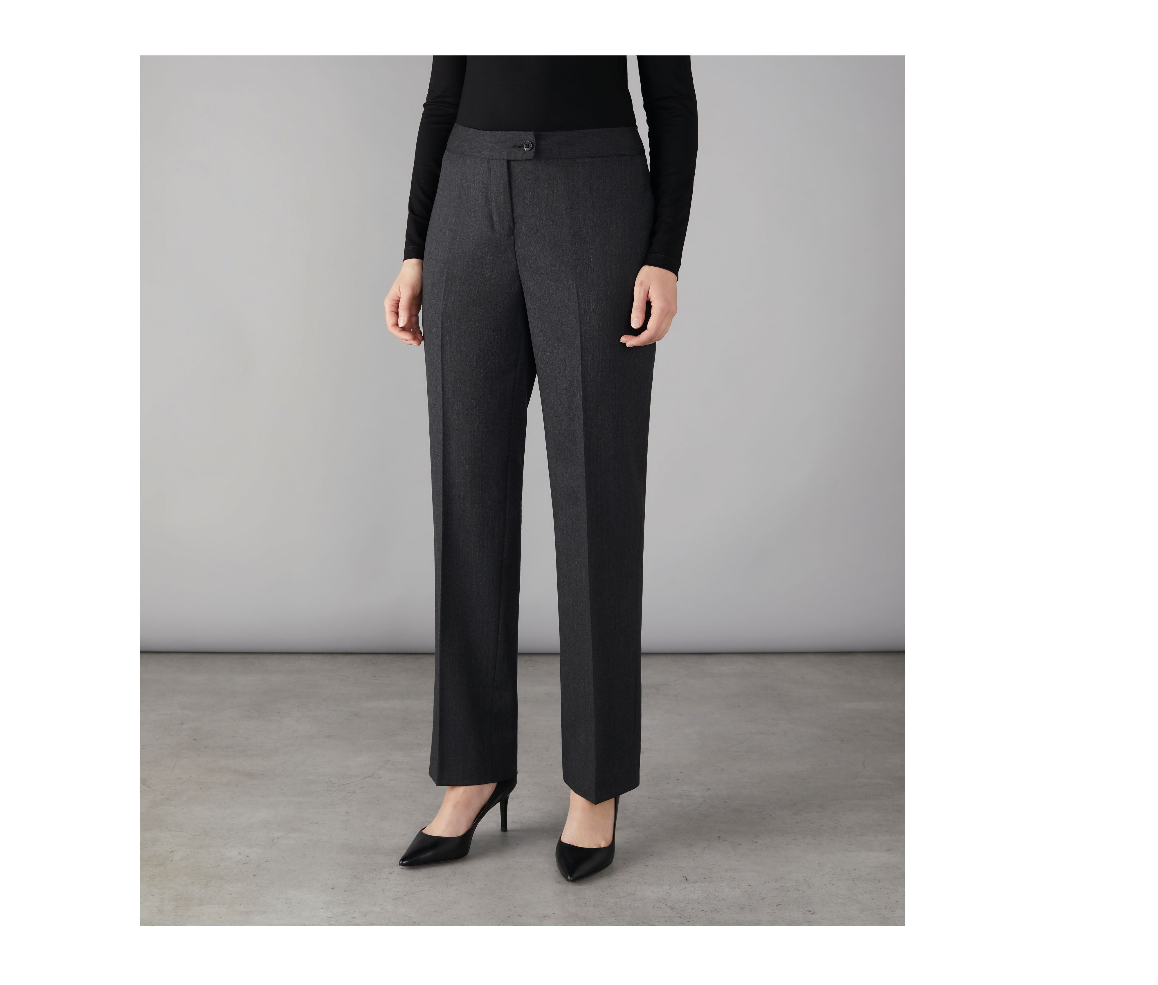 Pantalon de Tailleur Femme Regent - Charcoal