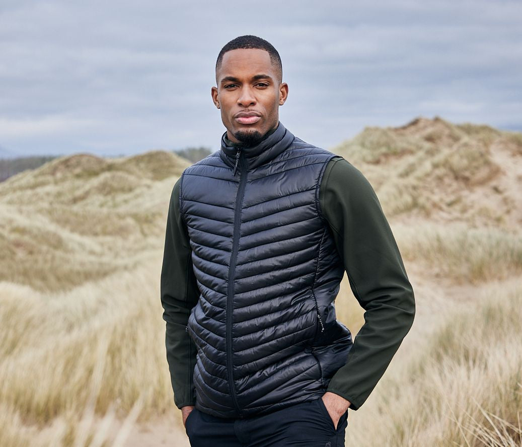 Bodywarmer matelassé en polyester recyclé