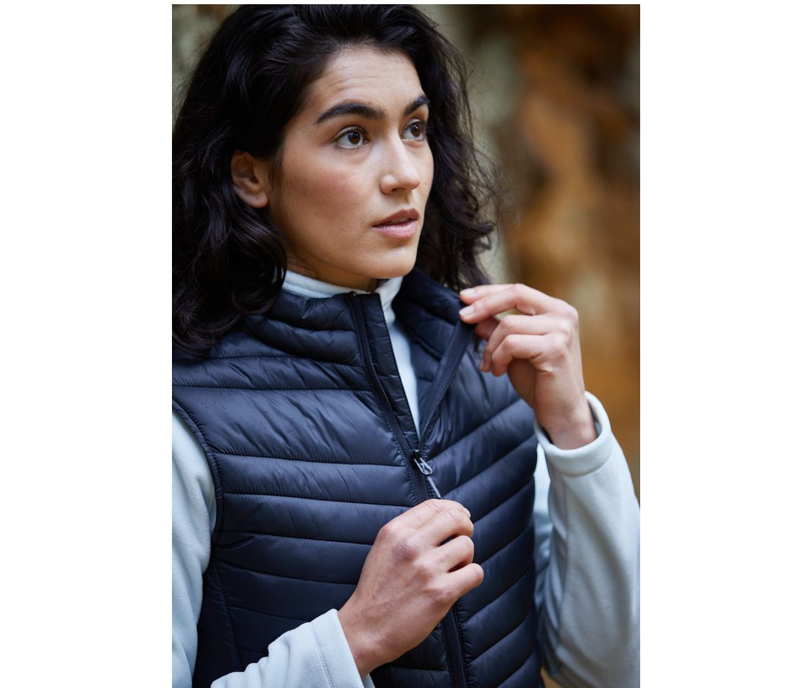 Bodywarmer matelassé en polyester recyclé