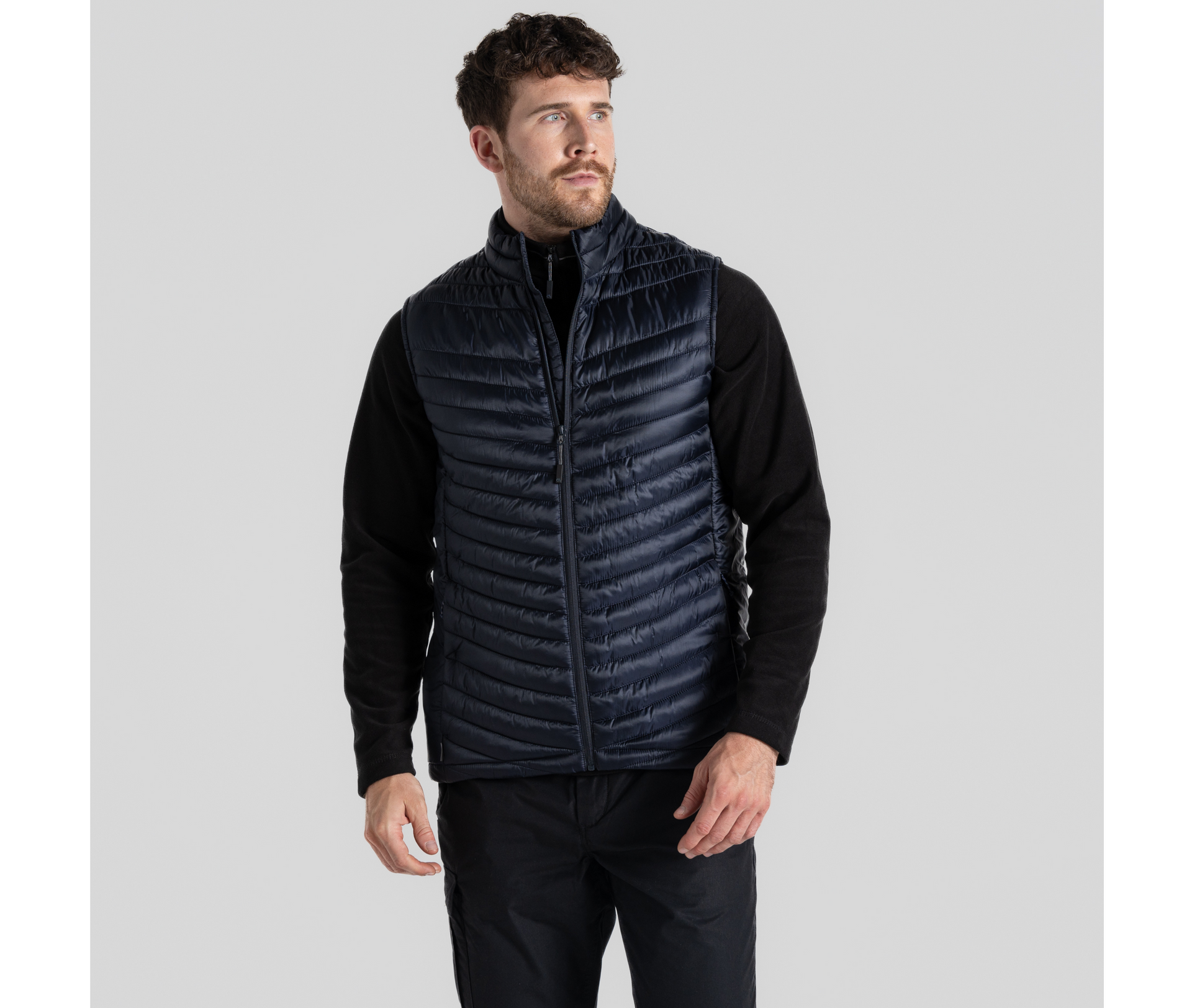Bodywarmer matelassé en polyester recyclé