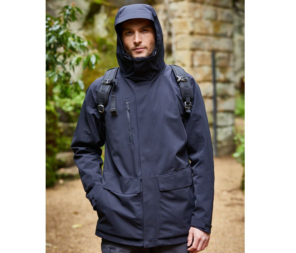 Longue parka imperméable