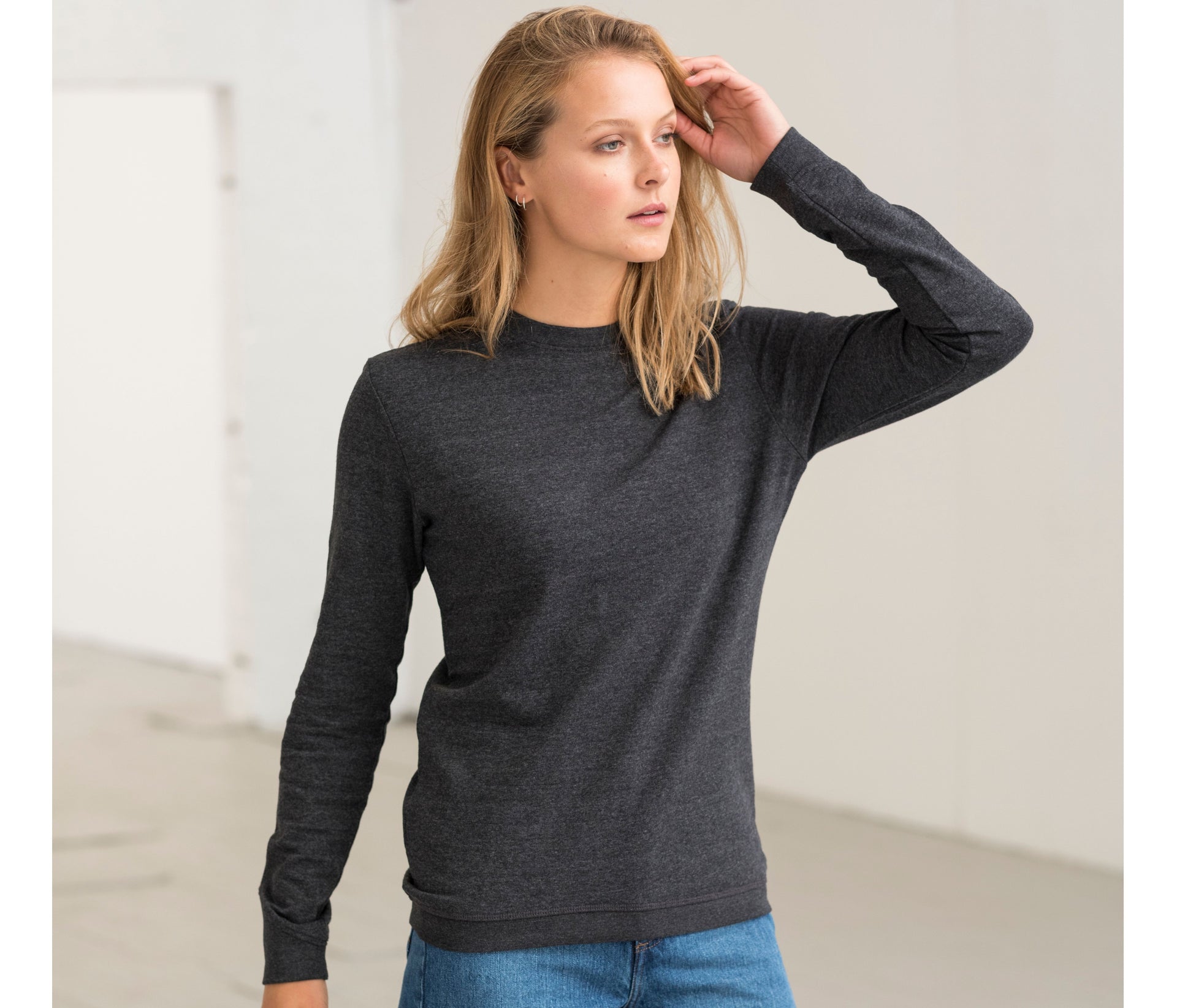 Sweat unisexe en coton régénéré