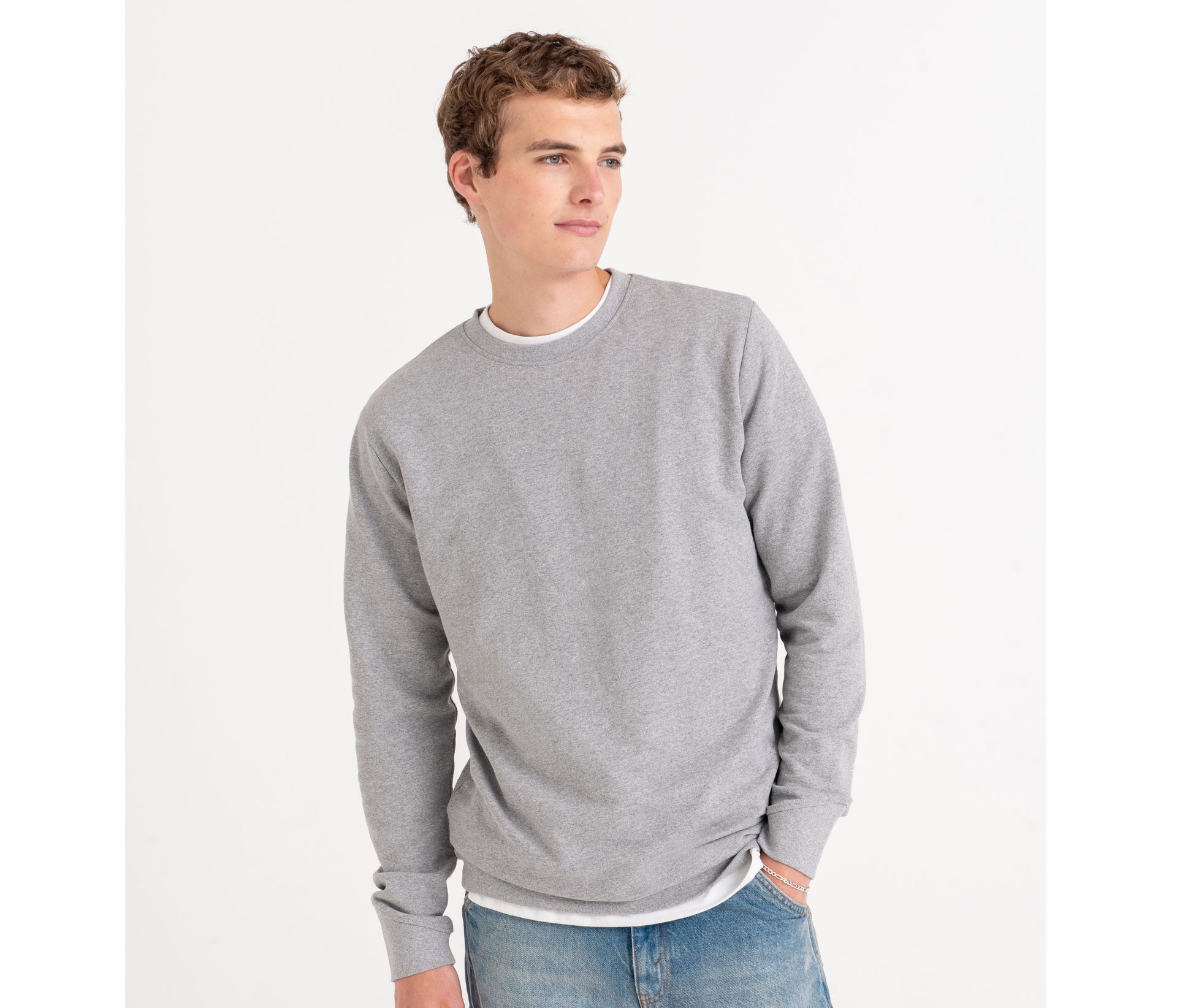 Sweat unisexe en coton régénéré