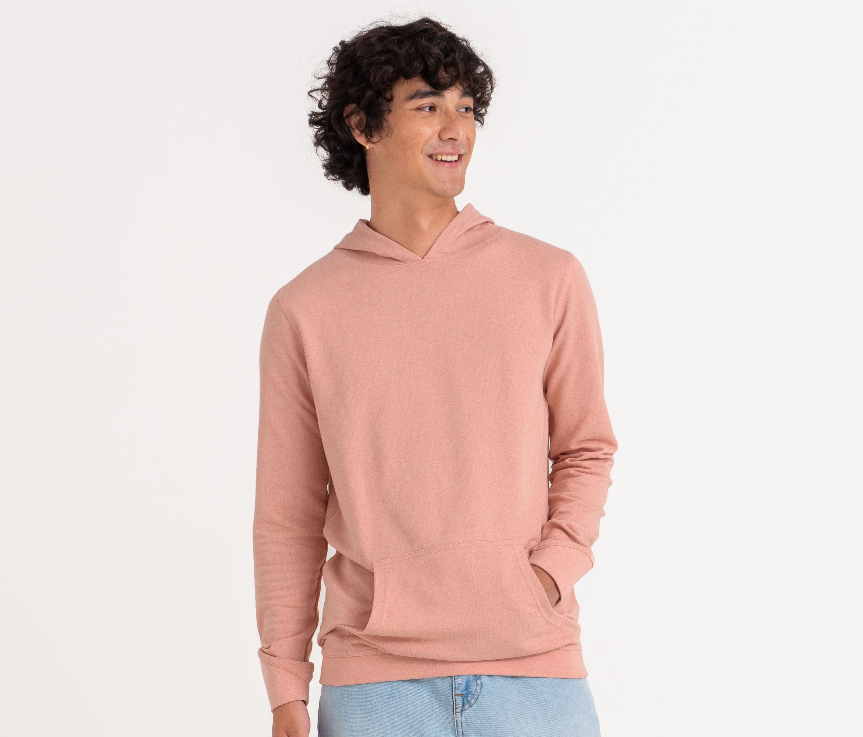 Sweat capuche en coton recyclé