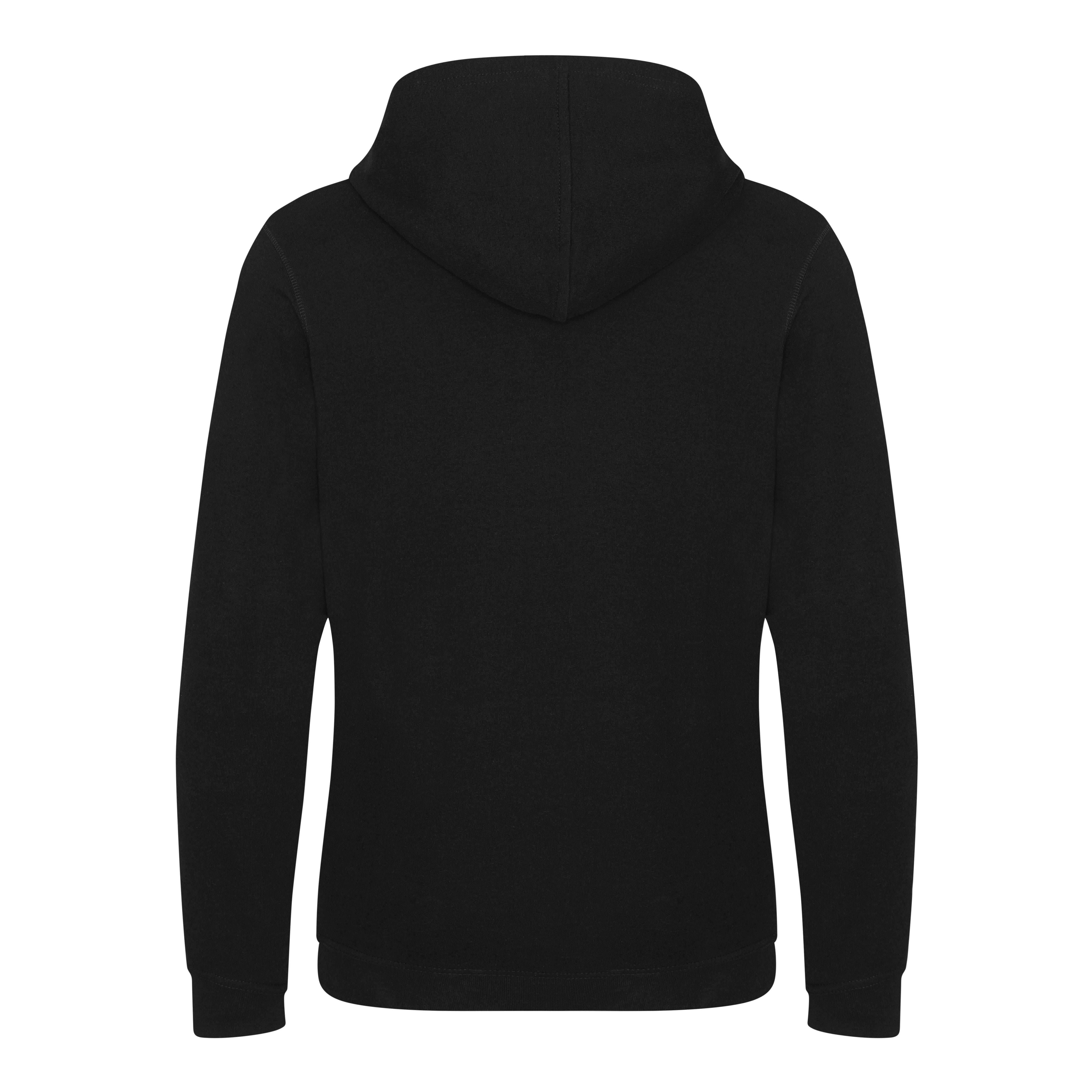 Sweat Capuche en Coton Organique - Jet Black