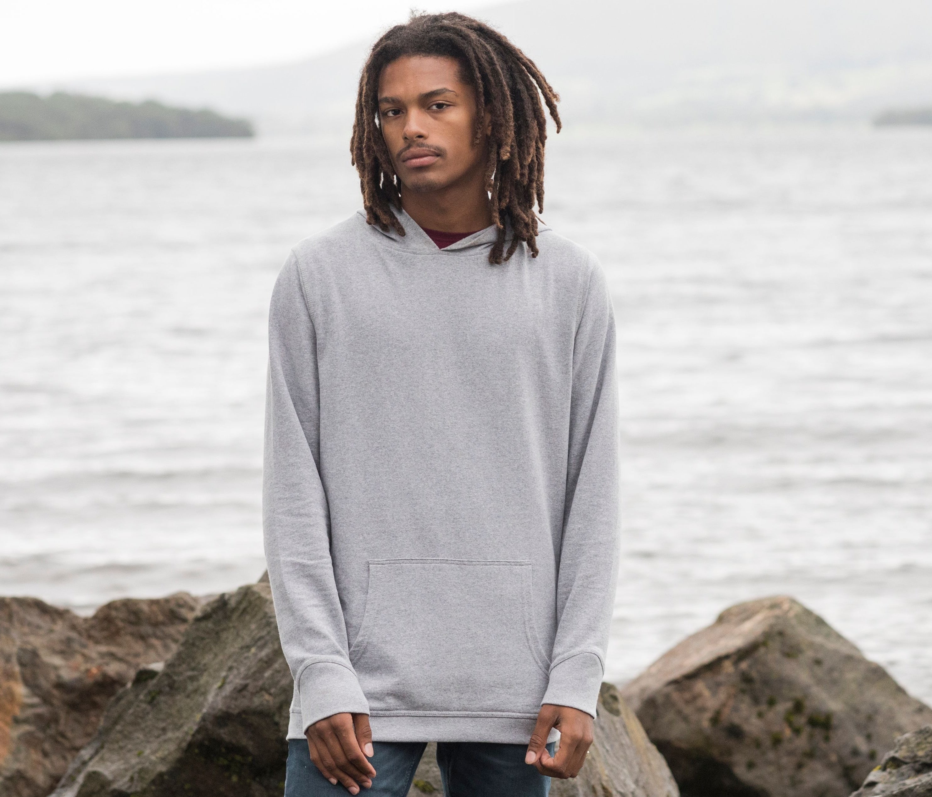 Sweat capuche en coton organique