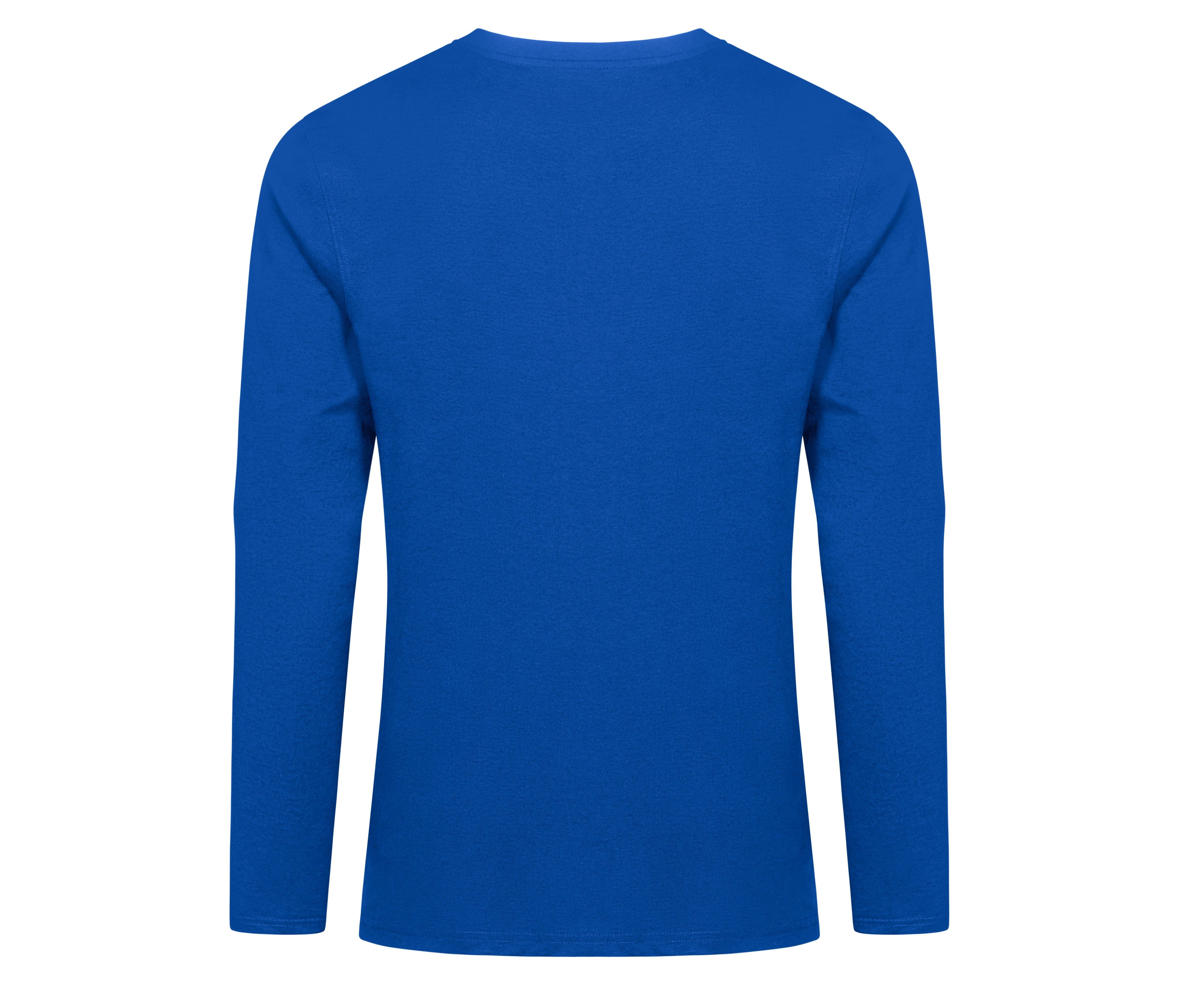Tee-Shirt Manches Longues Pour Homme - Cobalt Blue