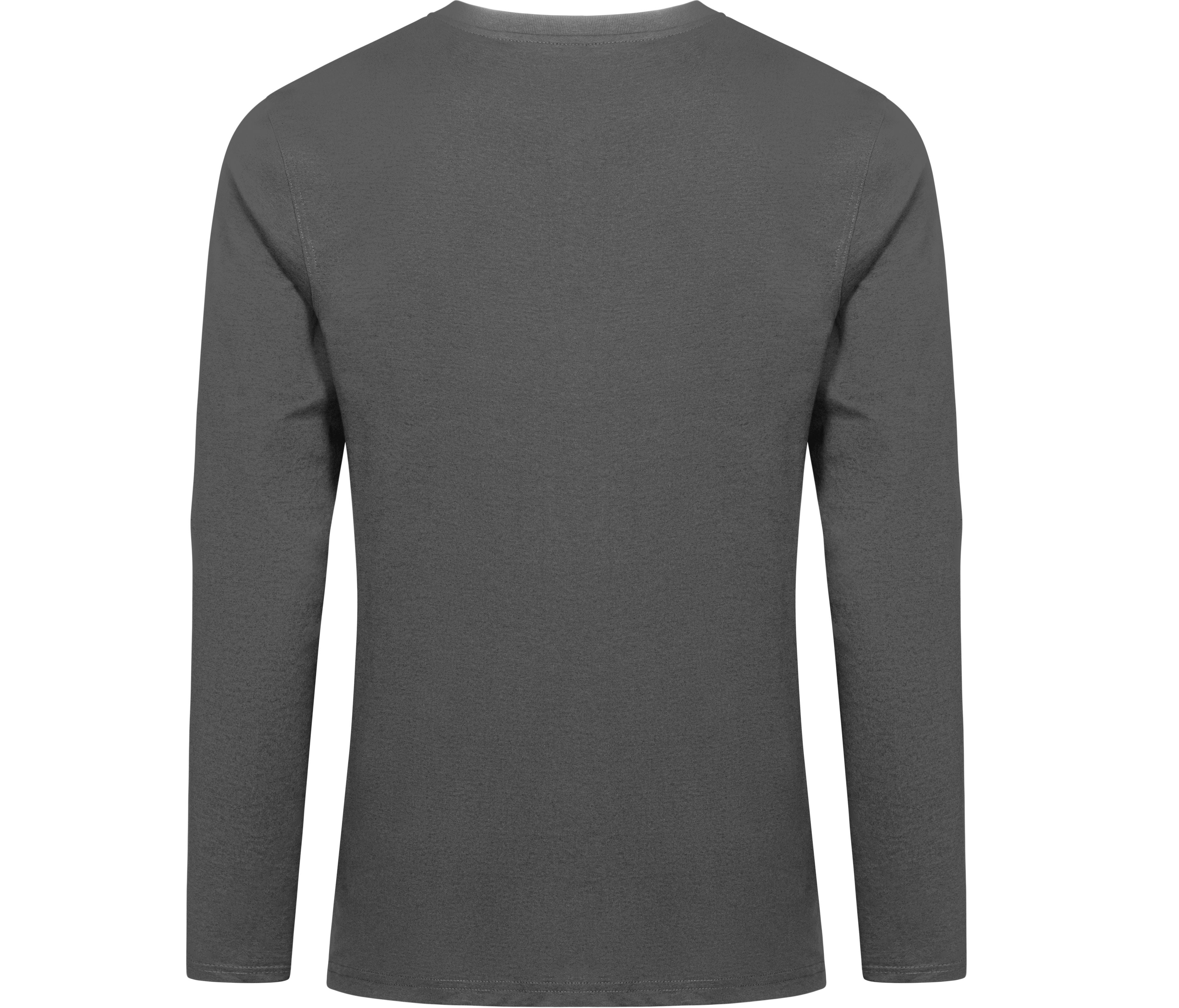 Tee-Shirt Manches Longues Pour Homme - Steel Gray
