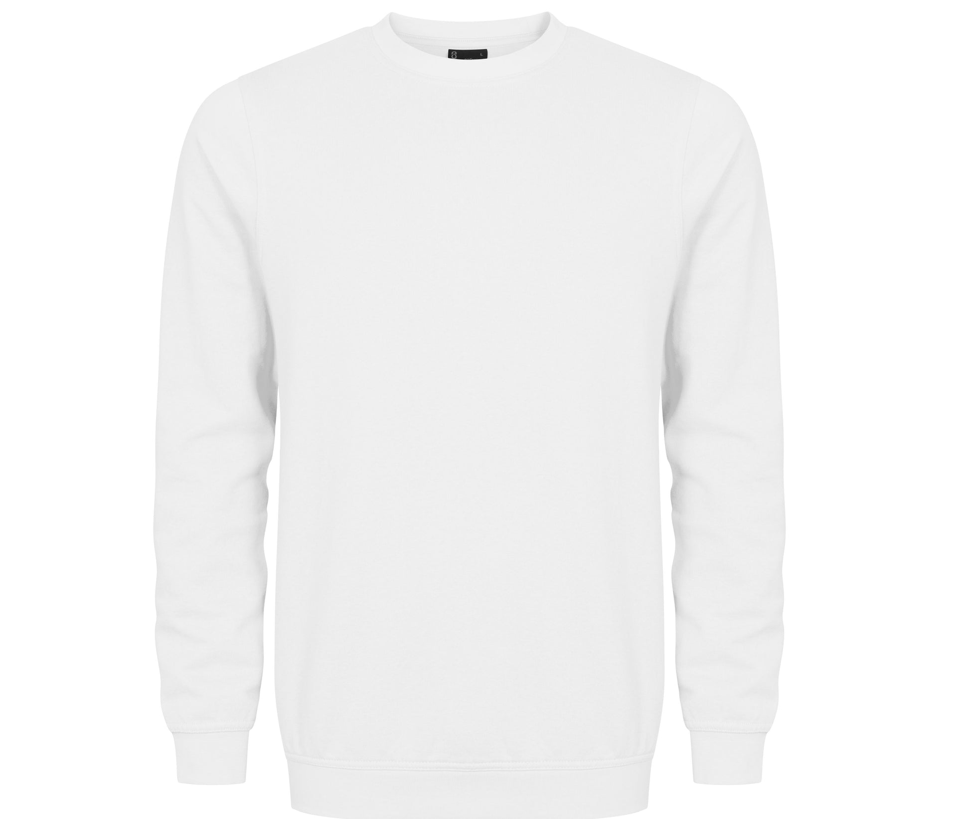 Sweat Unisexe Polycoton - White