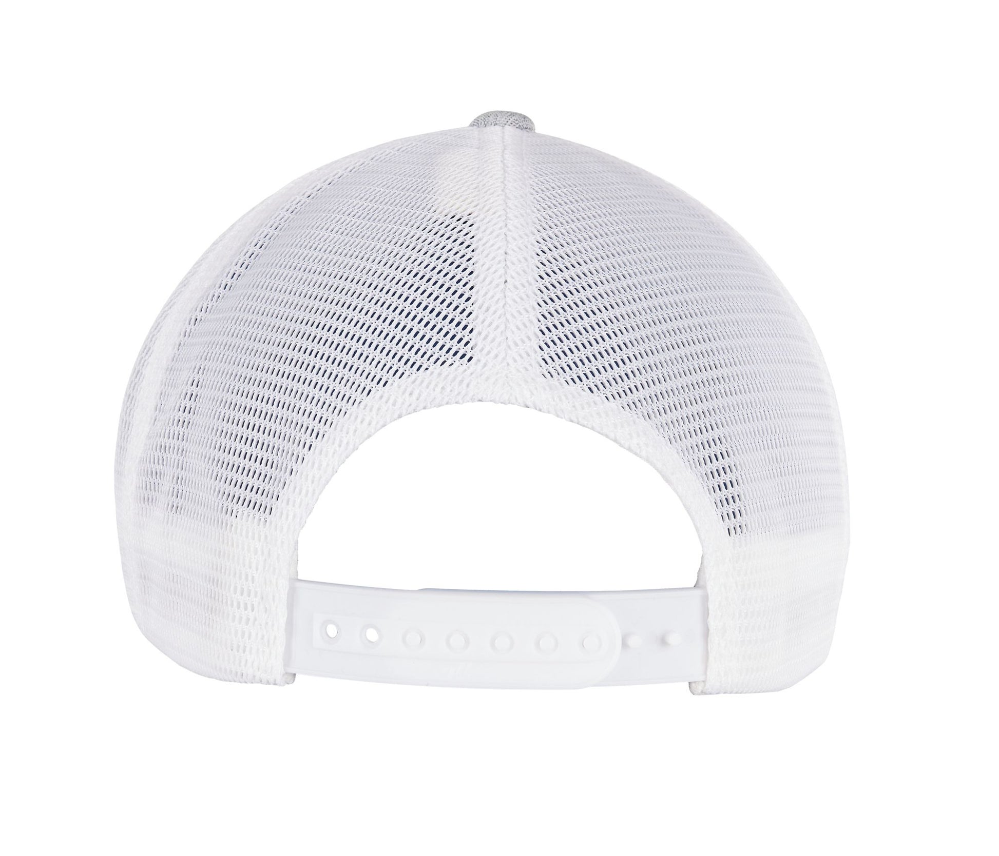 Casquette Style Trucker - Melange Silver / White