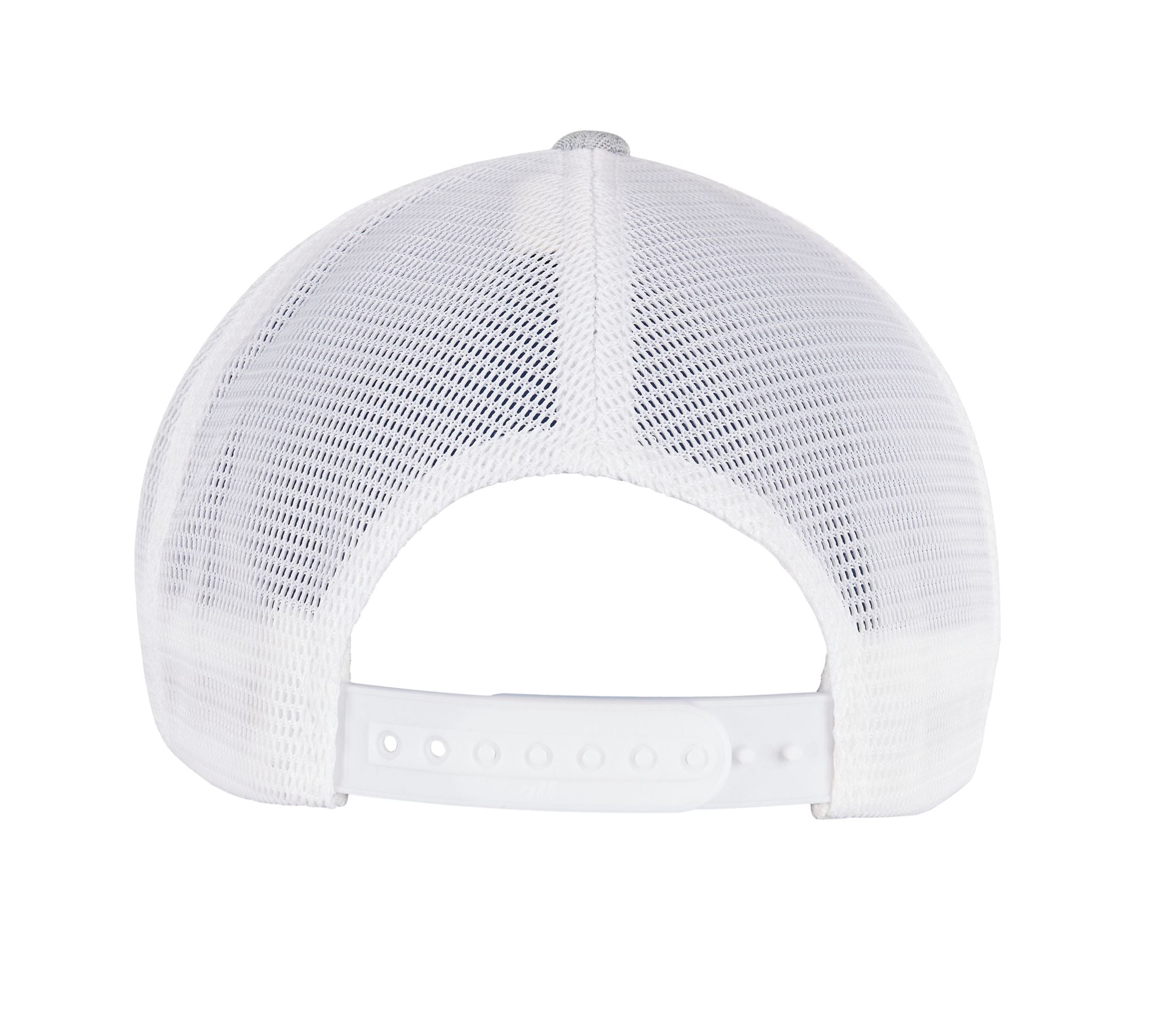 Casquette Style Trucker - Melange Silver / White