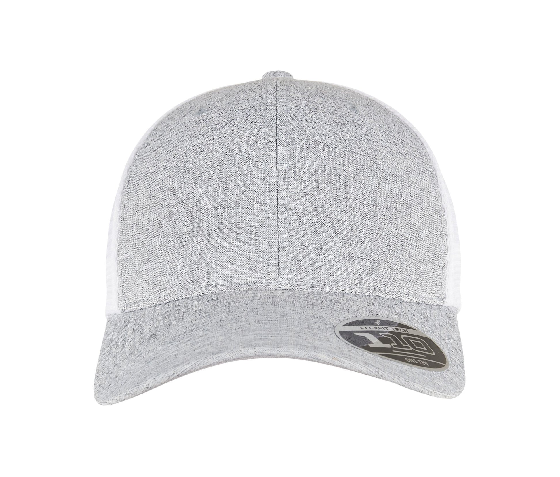 Casquette Style Trucker - Melange Silver / White