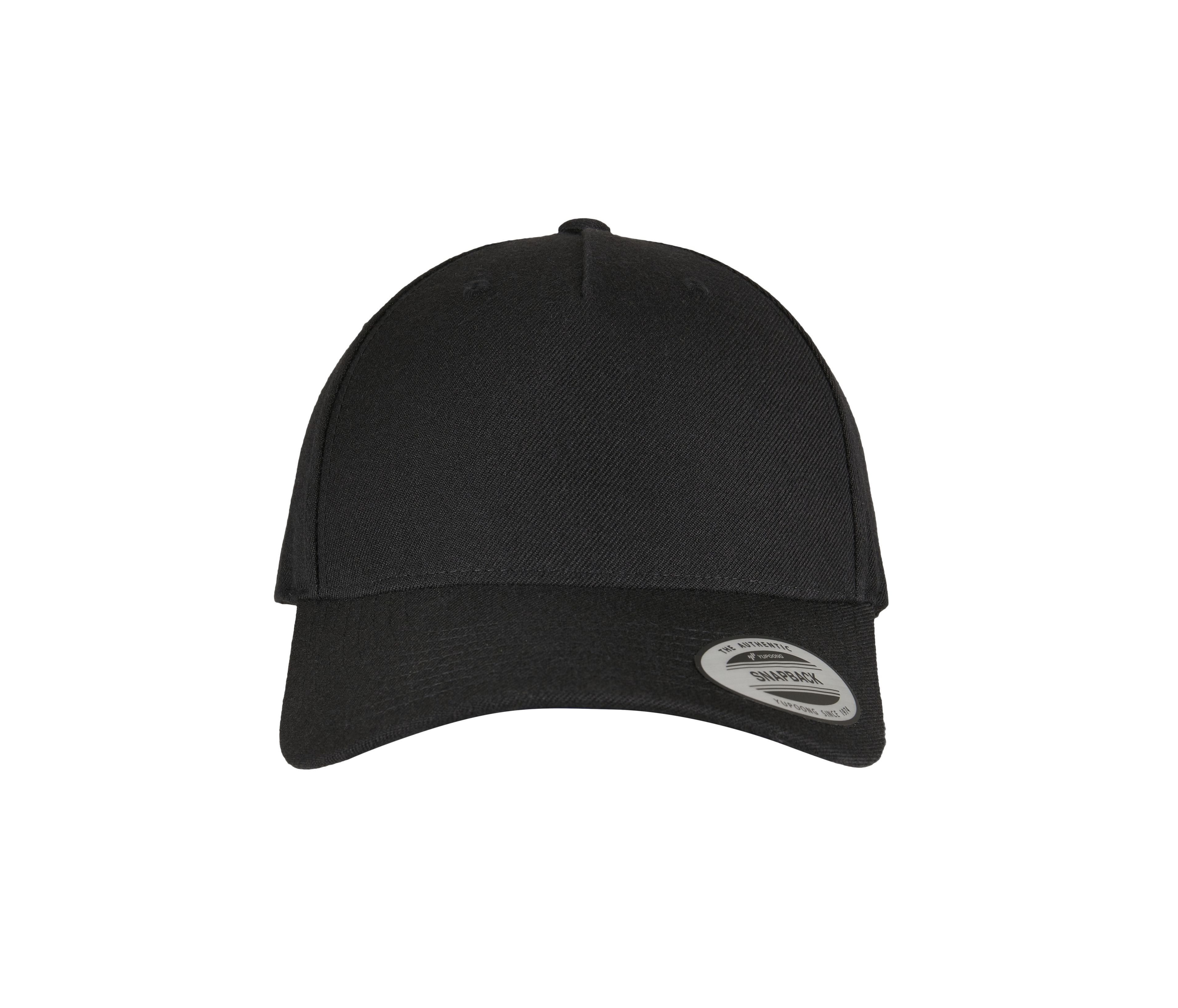 Casquette en Laine 5 Pans - Black