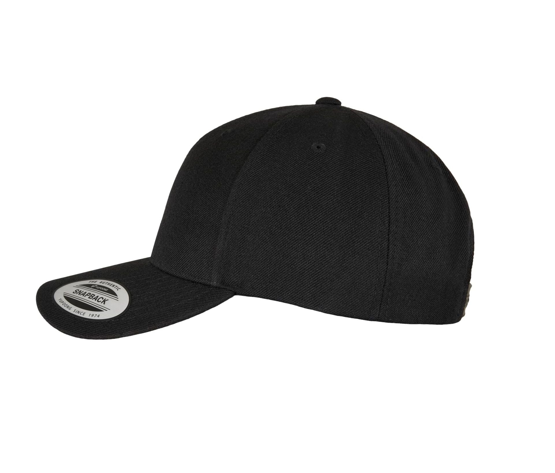Casquette en Laine 5 Pans - Black