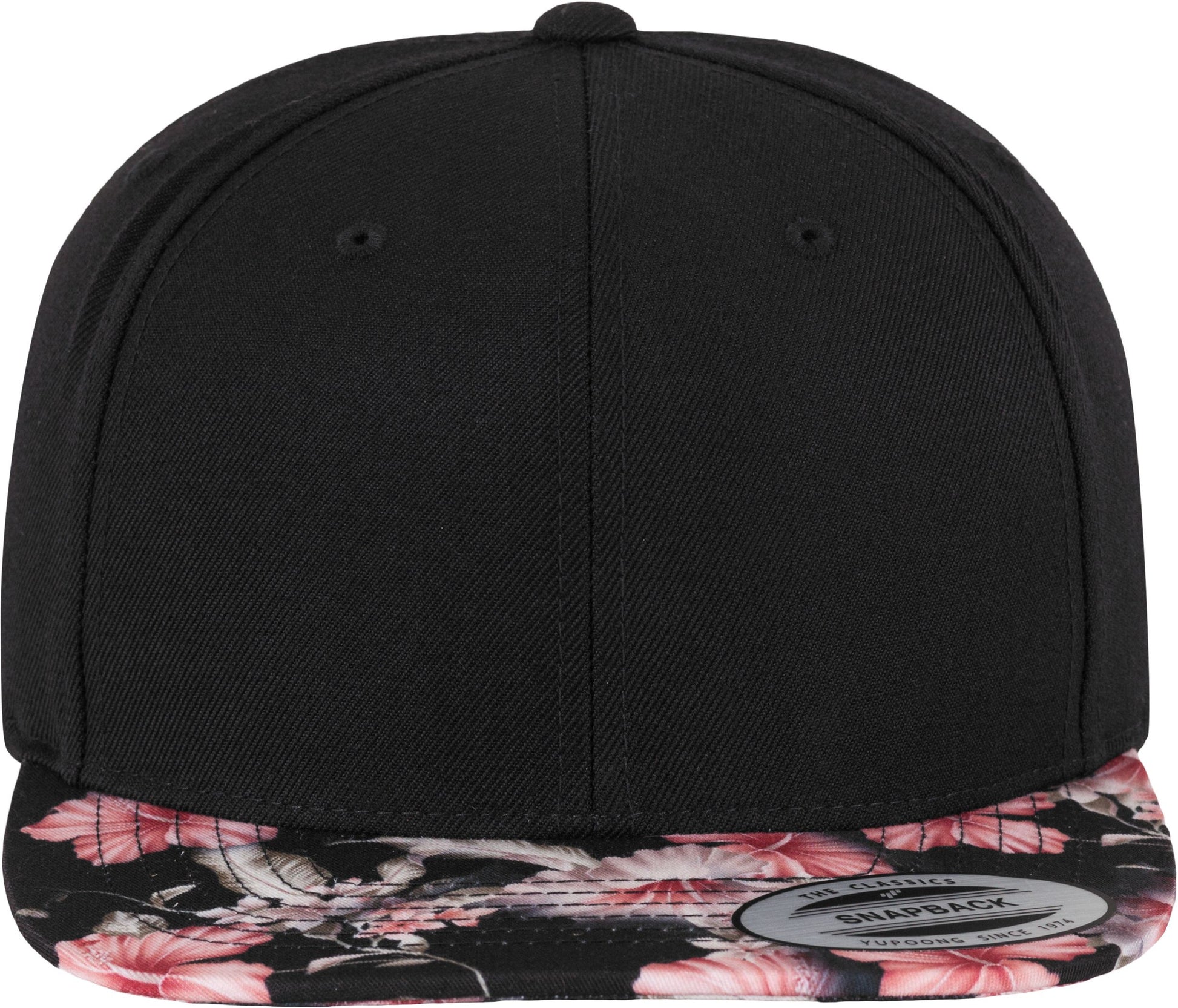 Casquette Snapback Motif Fleuri - Red