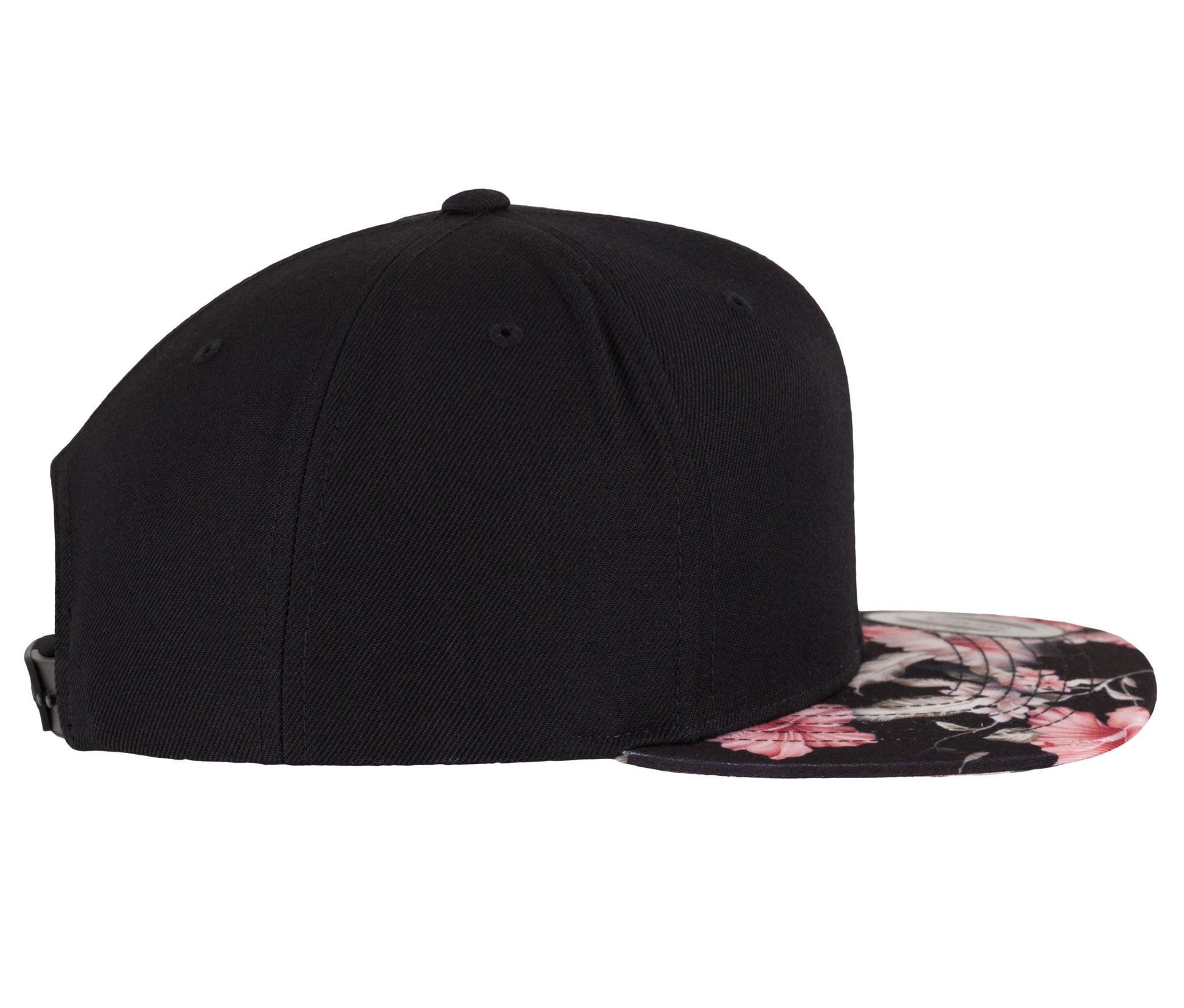 Casquette Snapback Motif Fleuri - Red