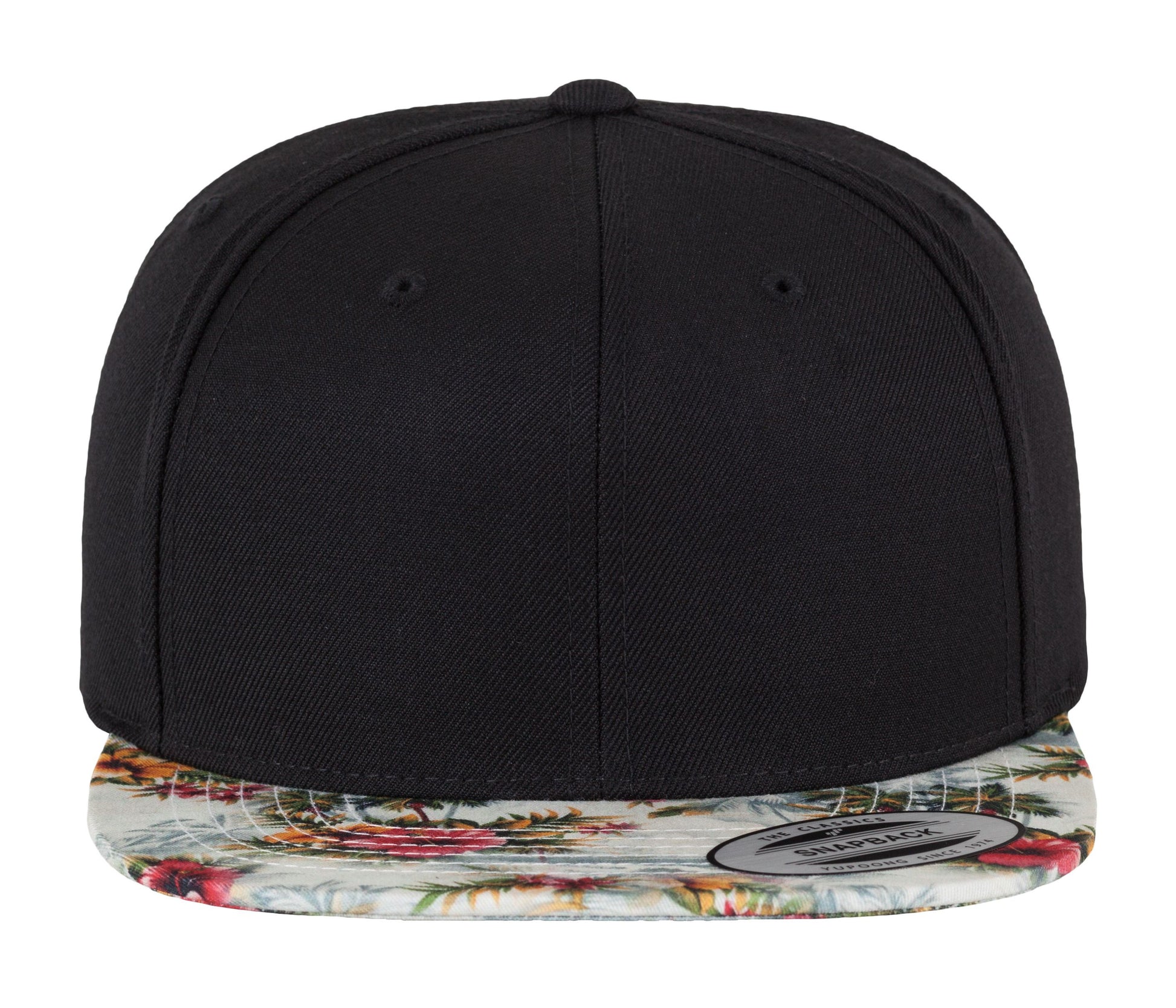 Casquette Snapback Motif Fleuri - Mint