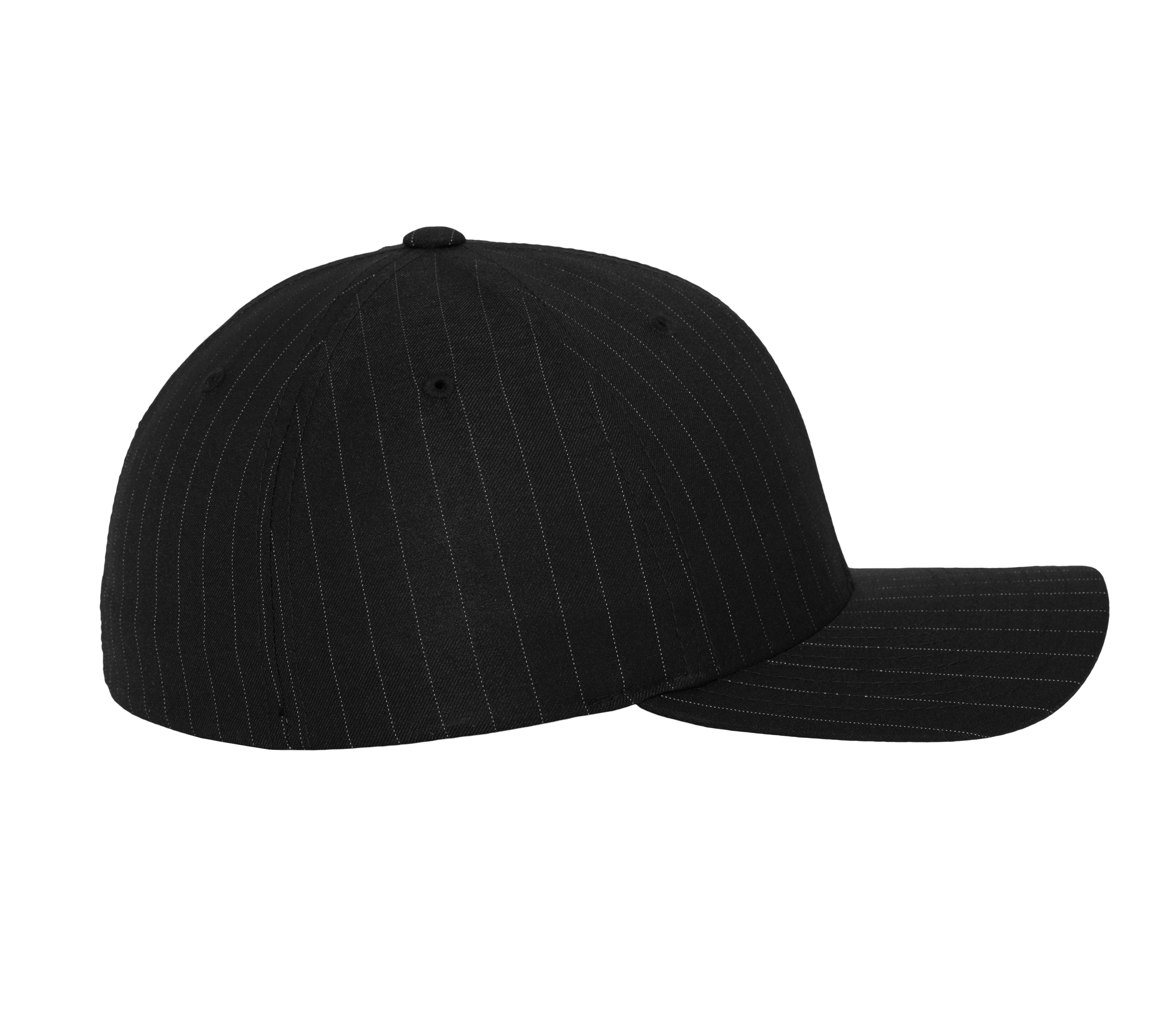 Casquette Baseball Rayée - Black / White