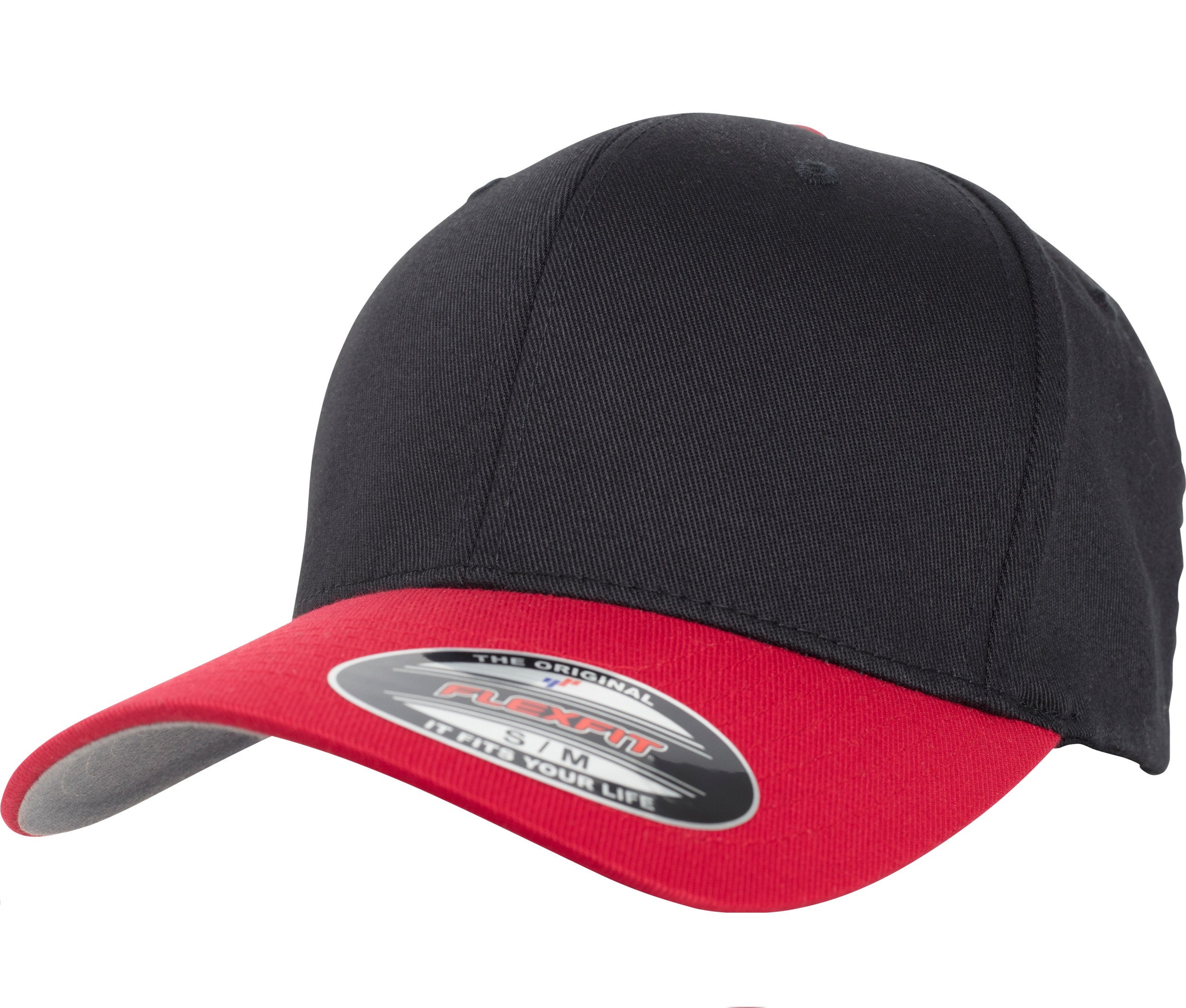 Casquette Baseball Bicolore - Black / Red
