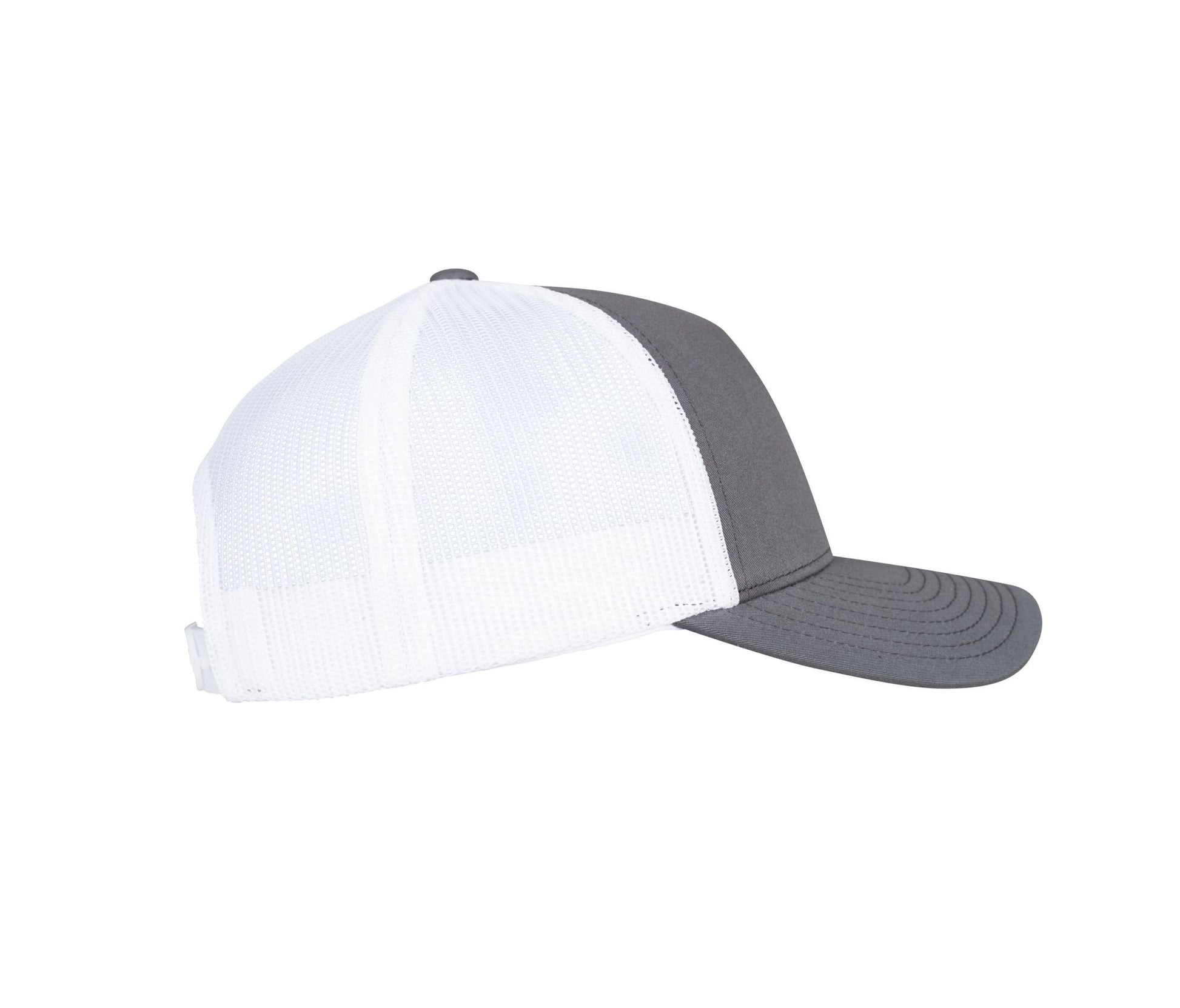 Casquette Bicolore Style Trucker - Charcoal / White