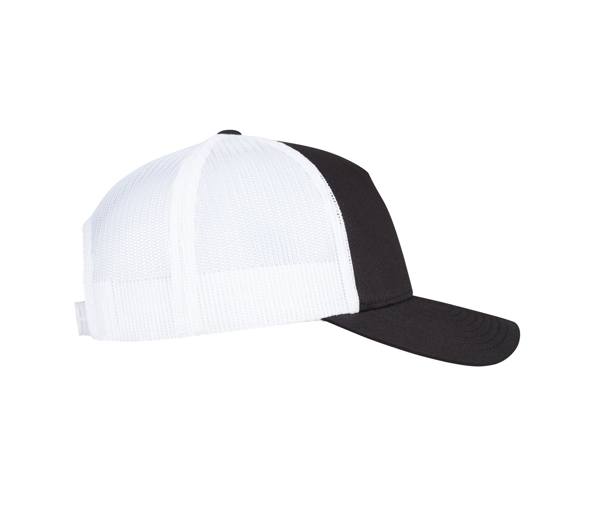 Casquette Bicolore Style Trucker - Black / White