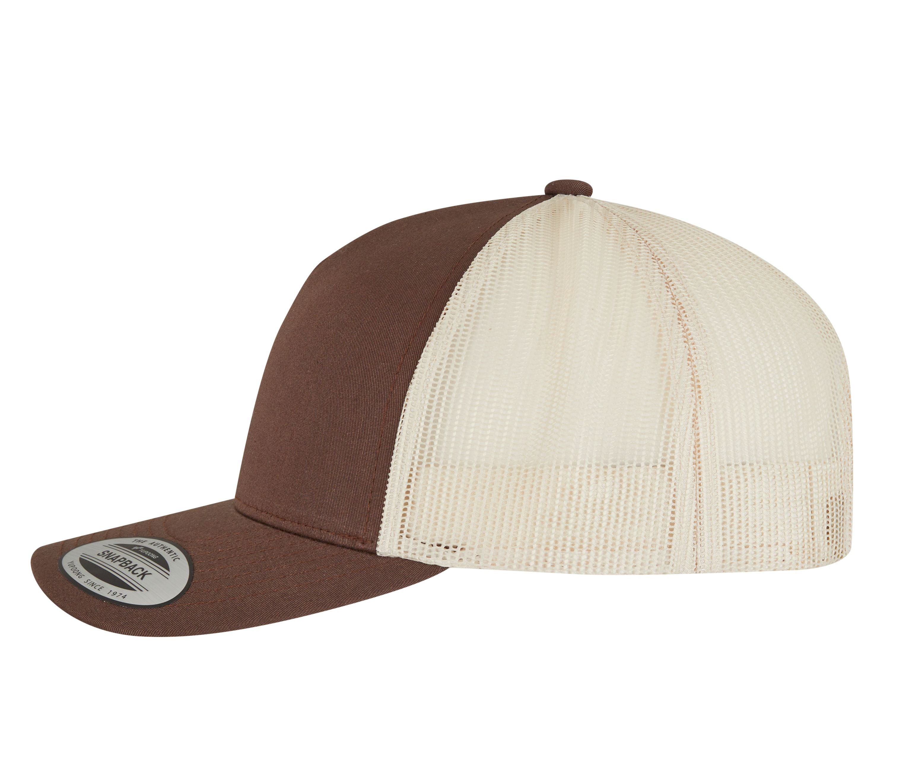 Casquette Bicolore Style Trucker - Mustang/beige