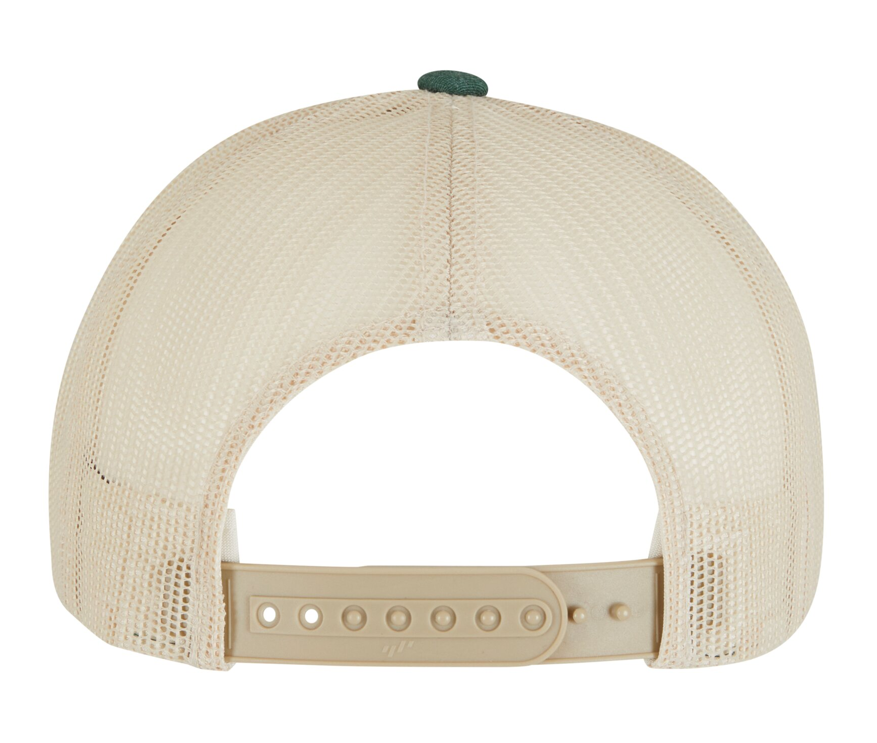 Casquette Bicolore Style Trucker - Green/beige