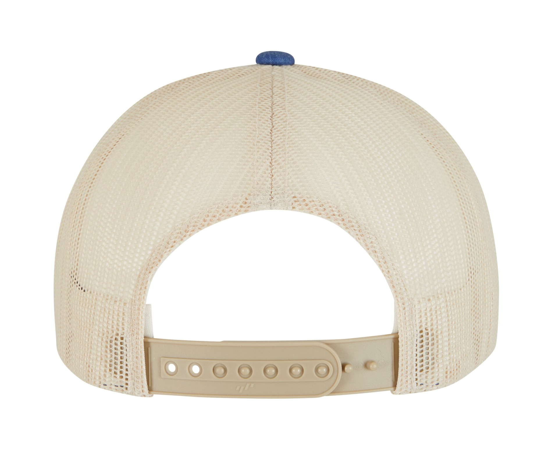 Casquette Bicolore Style Trucker - Blue/beige