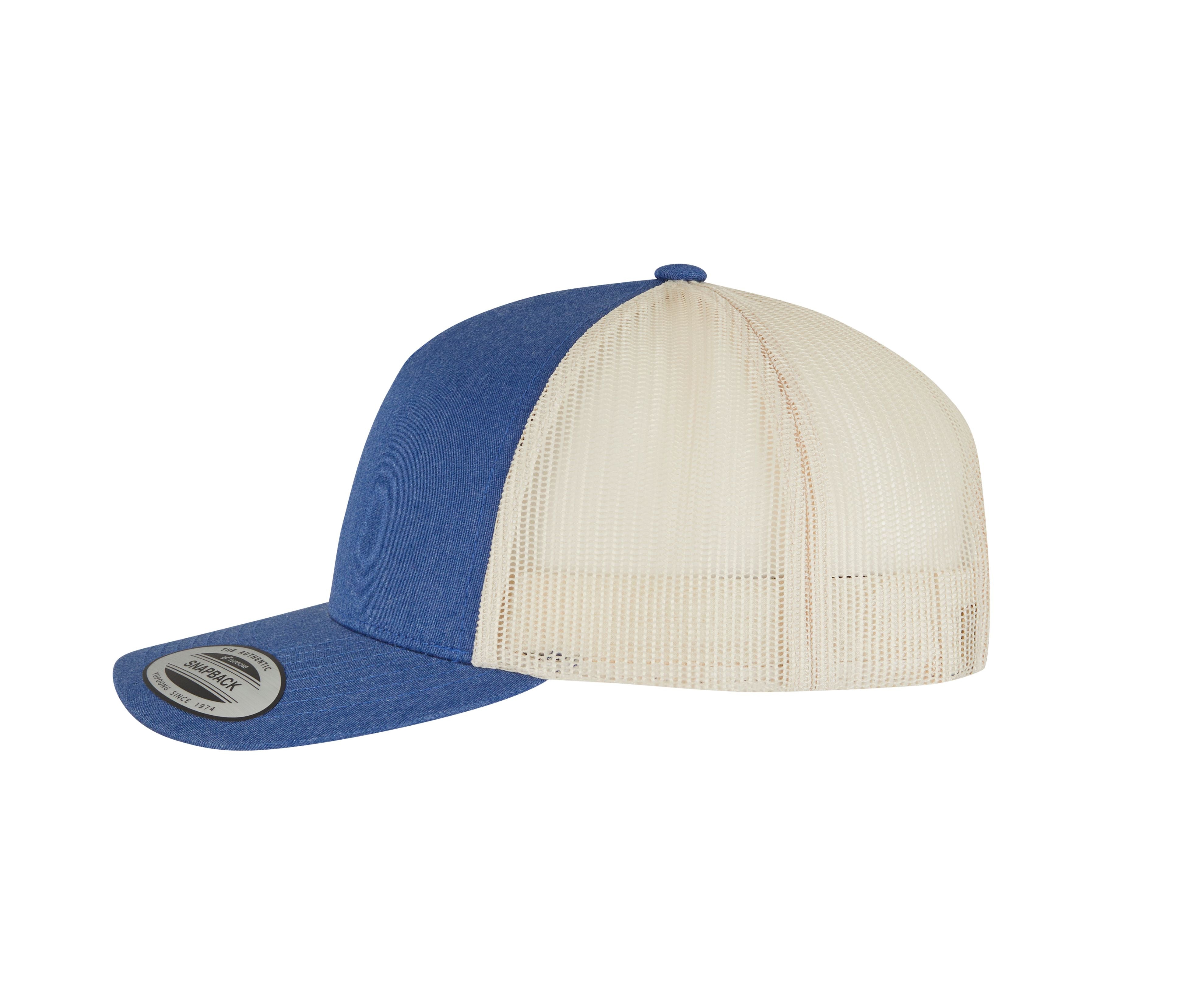 Casquette Bicolore Style Trucker - Blue/beige