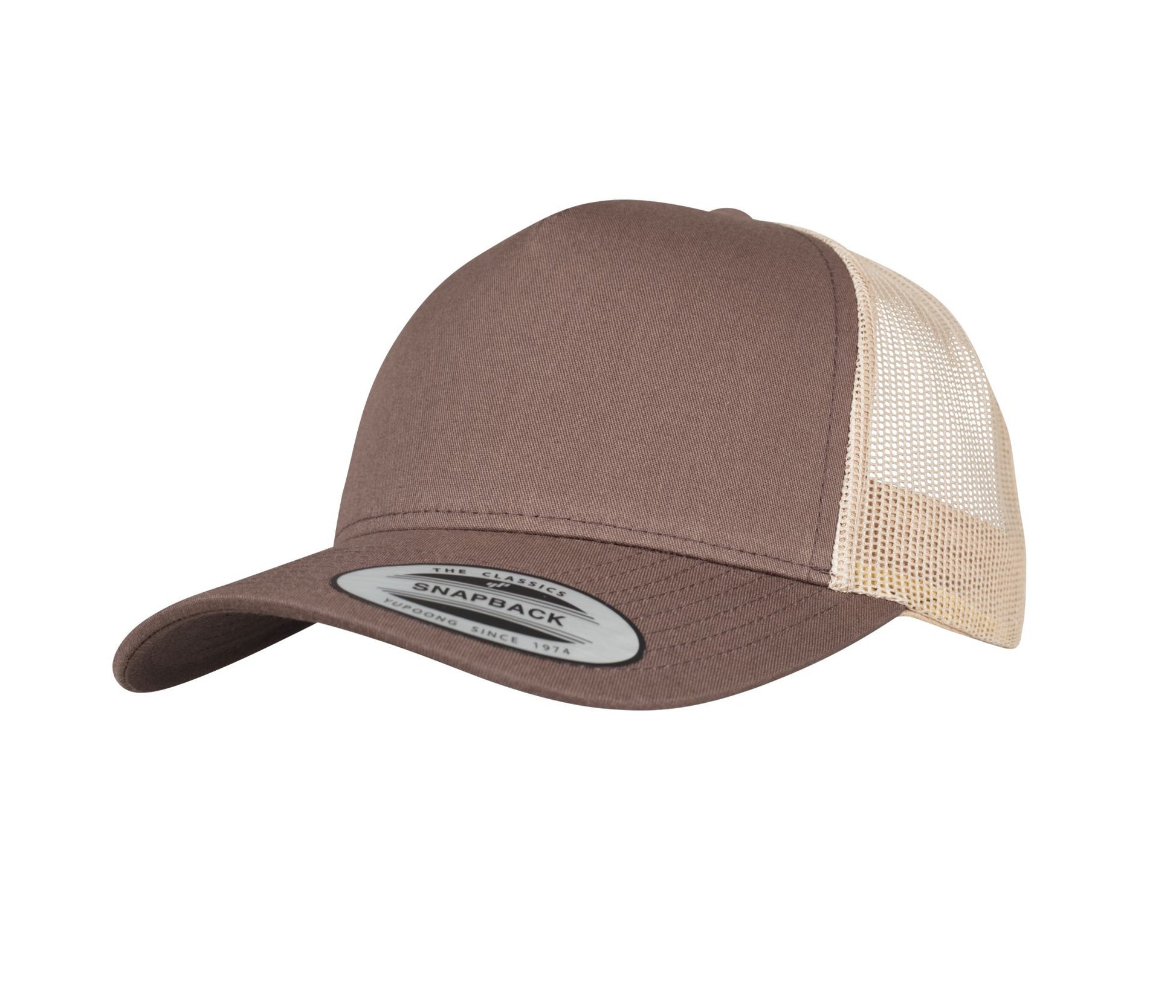 Casquette Bicolore Style Trucker - Brown / Khaki