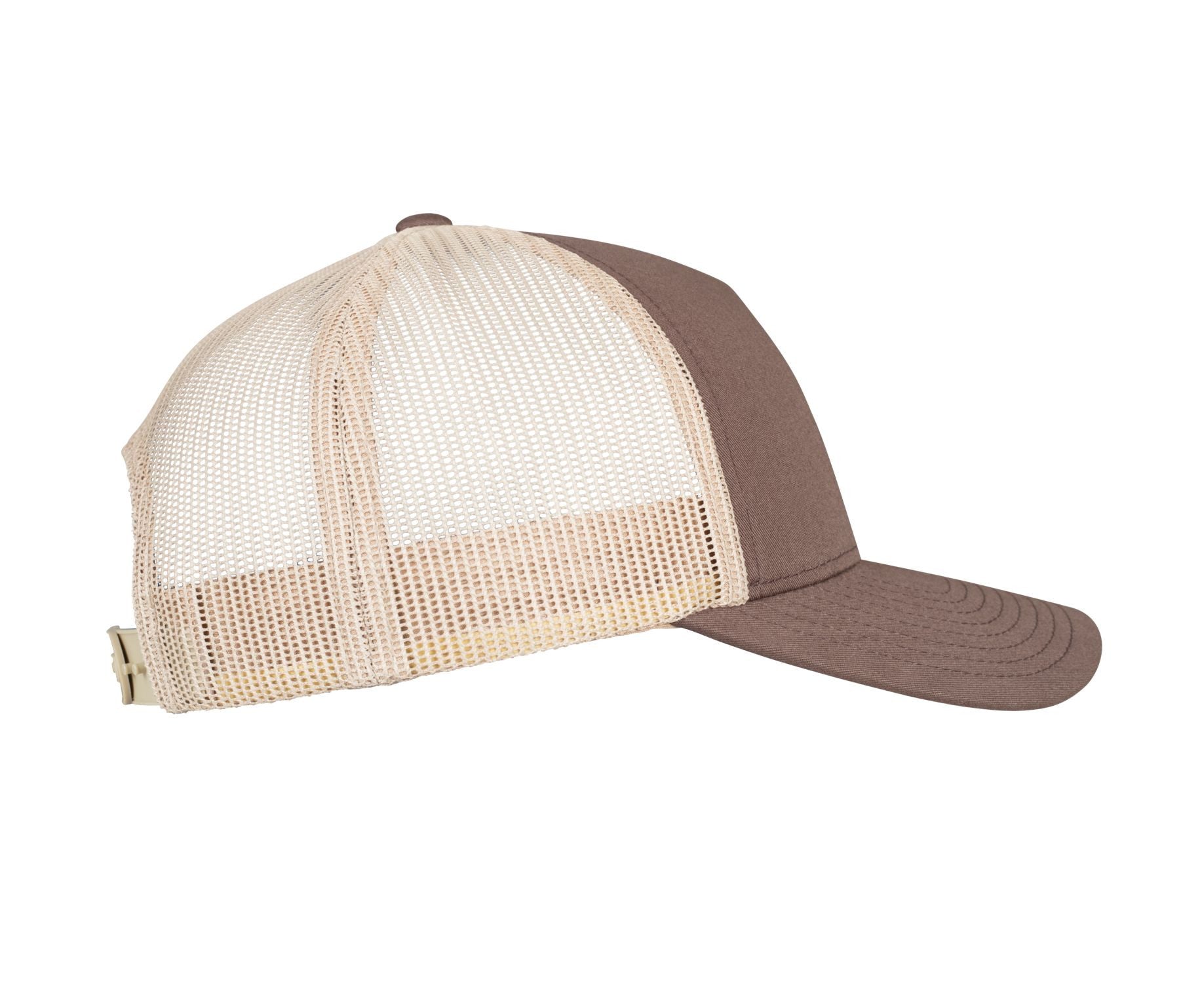 Casquette Bicolore Style Trucker - Brown / Khaki