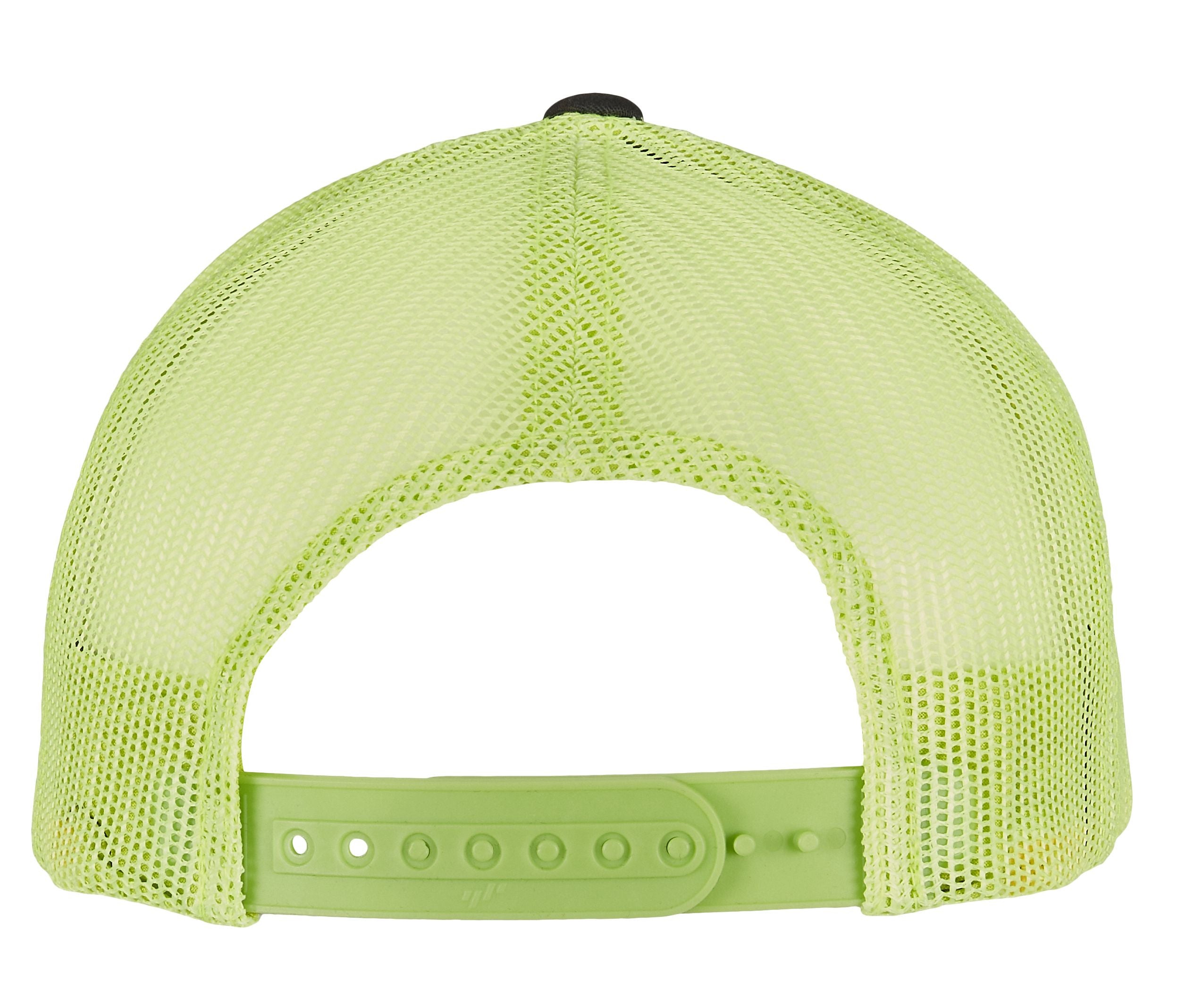 Casquette Style Trucker - Charcoal / Neon Green