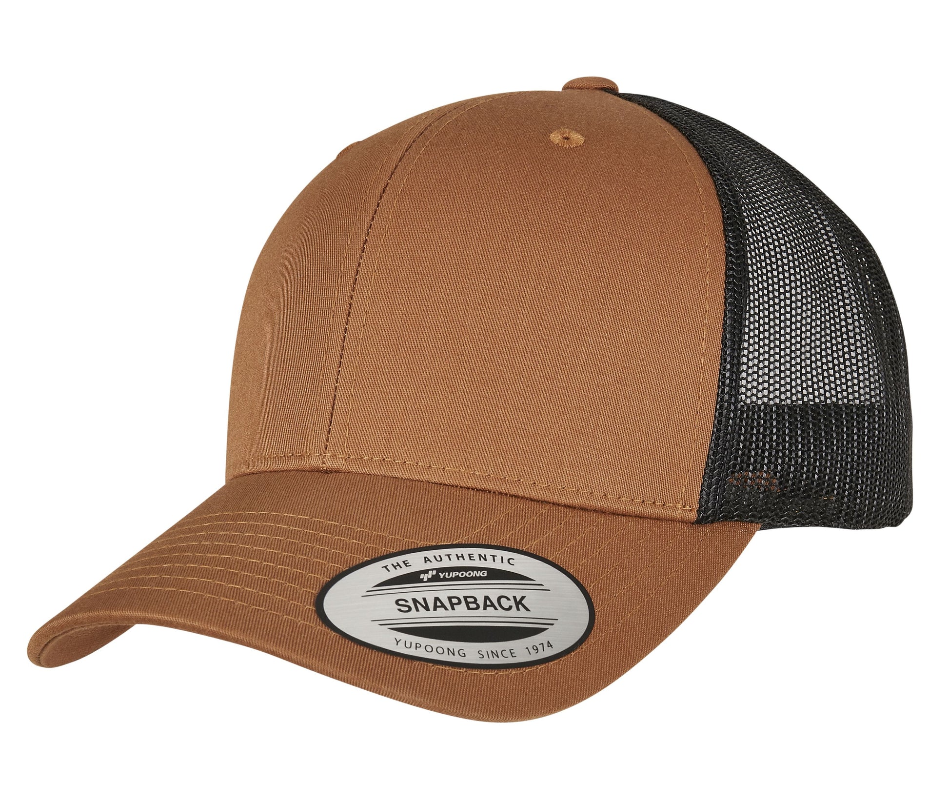 Casquette Style Trucker - Caramel / Black