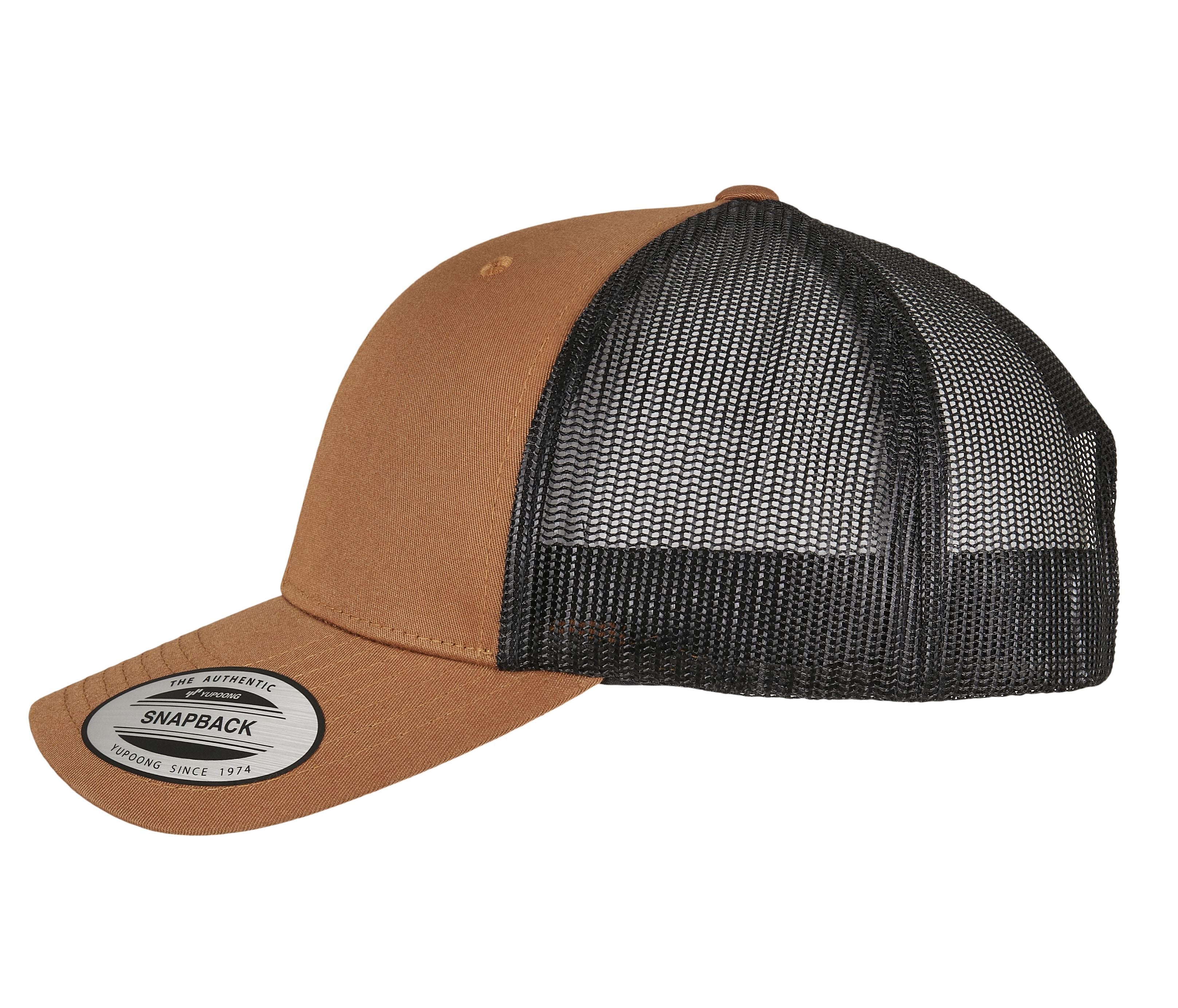 Casquette Style Trucker - Caramel / Black