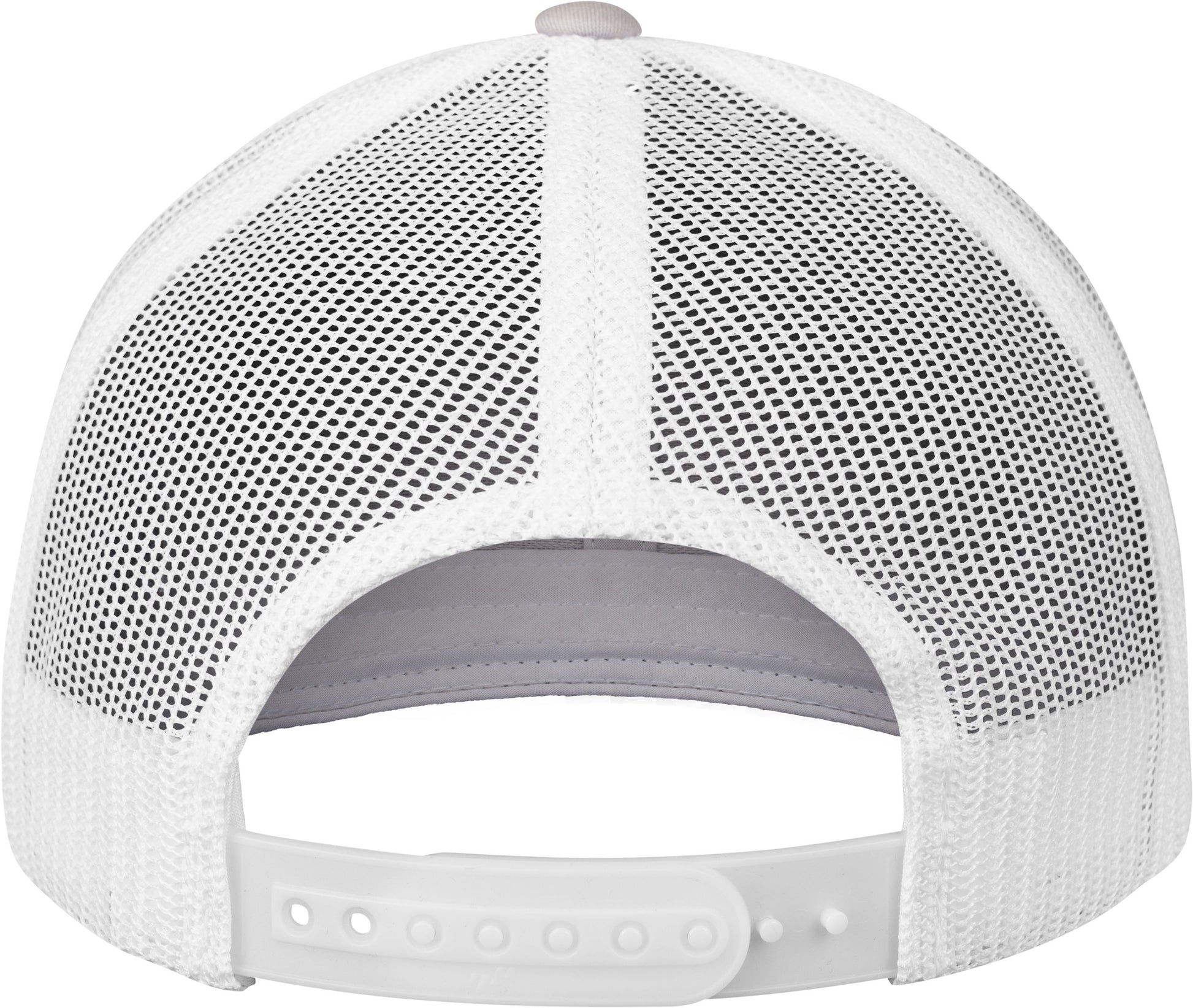 Casquette Style Trucker - Silver / White