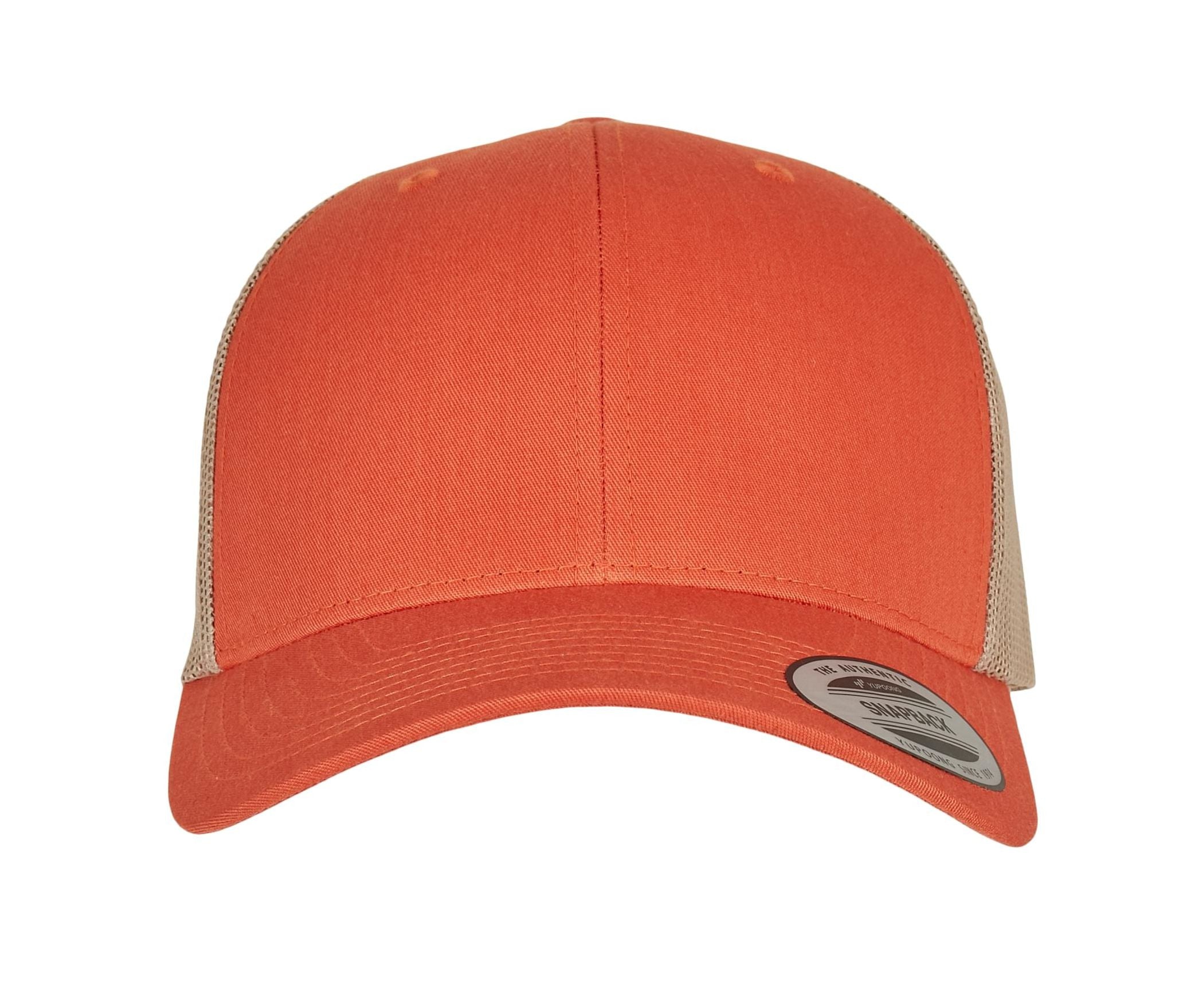 Casquette Style Trucker - Rustic Orange / Khaki