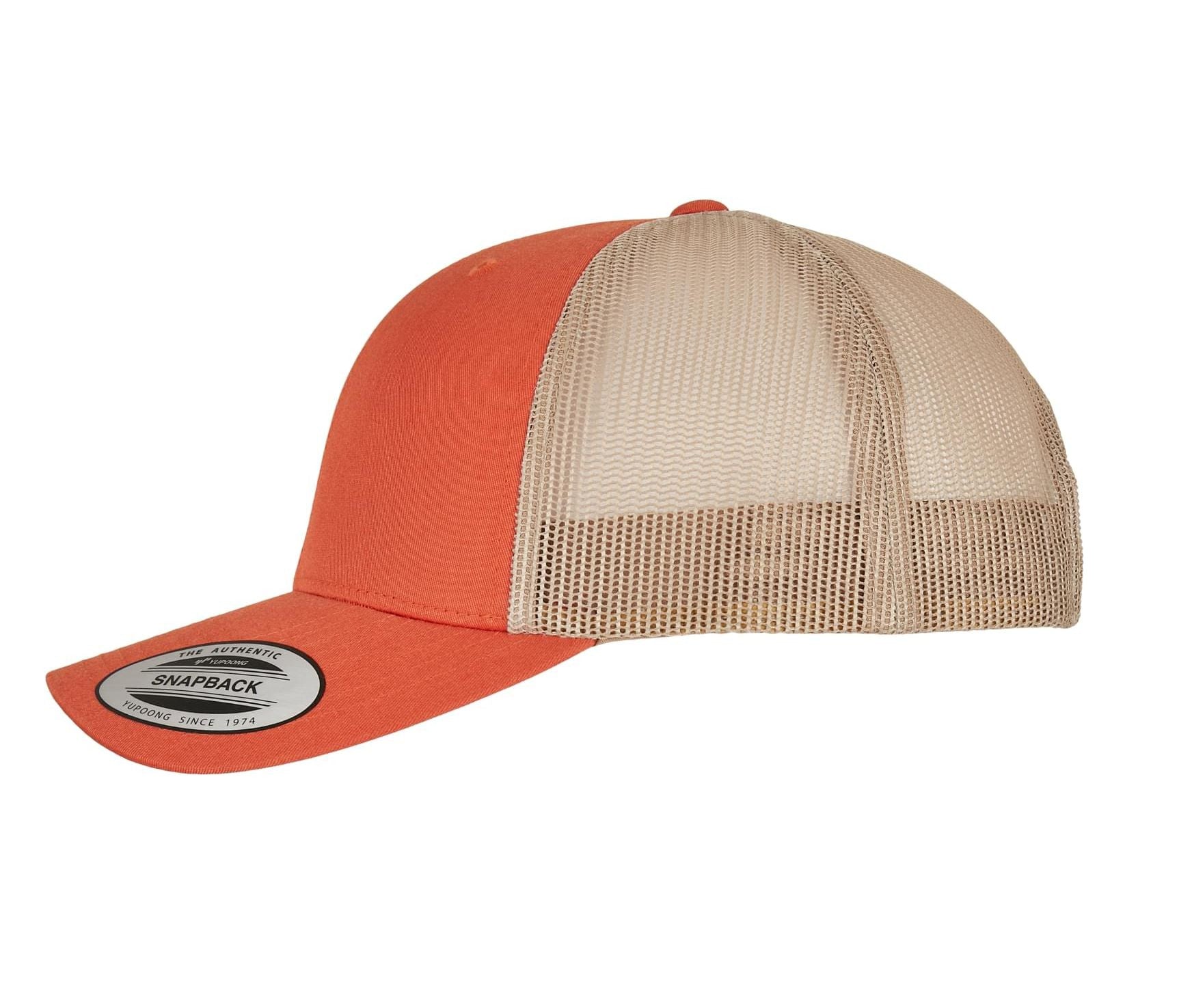 Casquette Style Trucker - Rustic Orange / Khaki