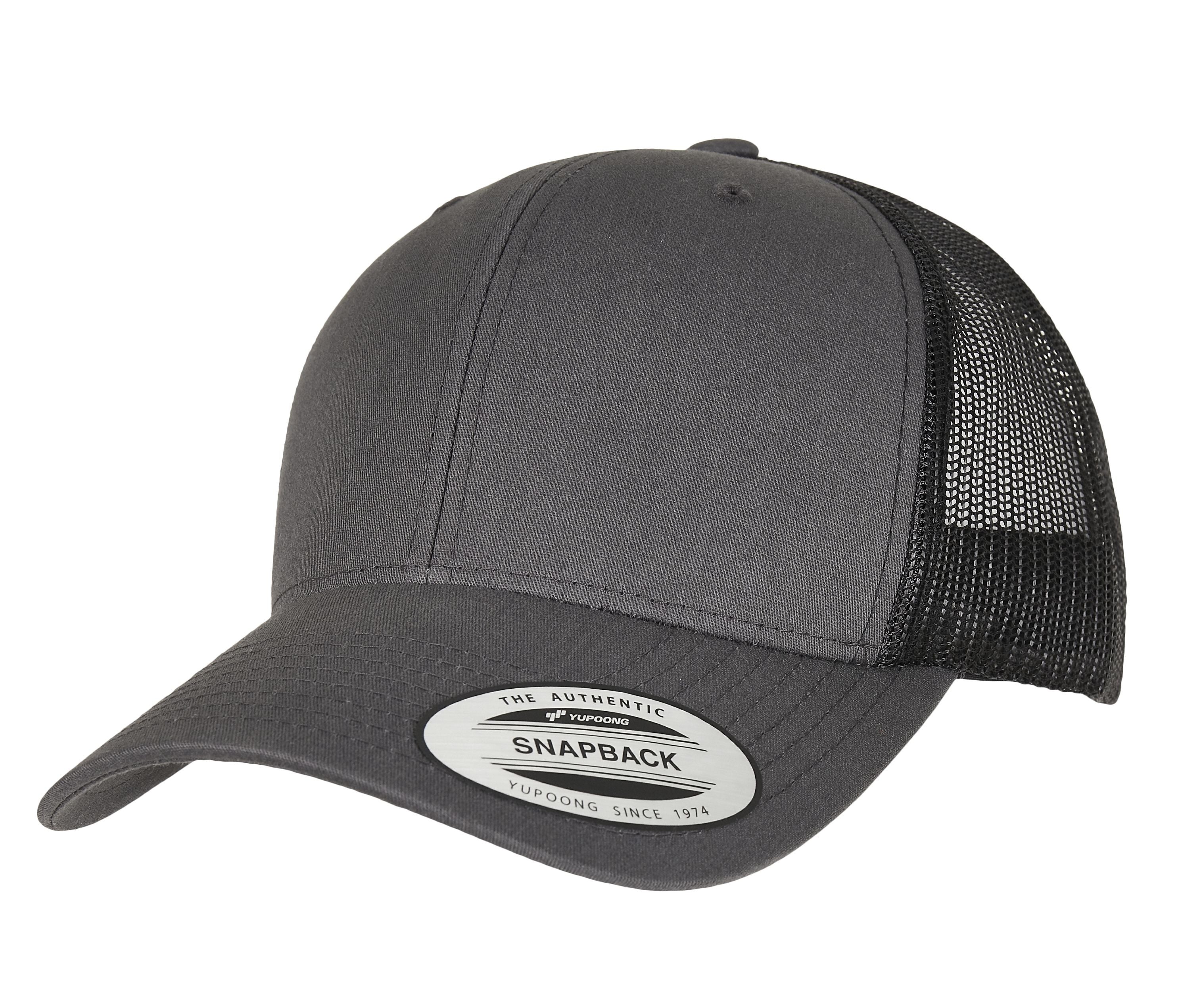 Casquette Style Trucker - Charcoal / Black