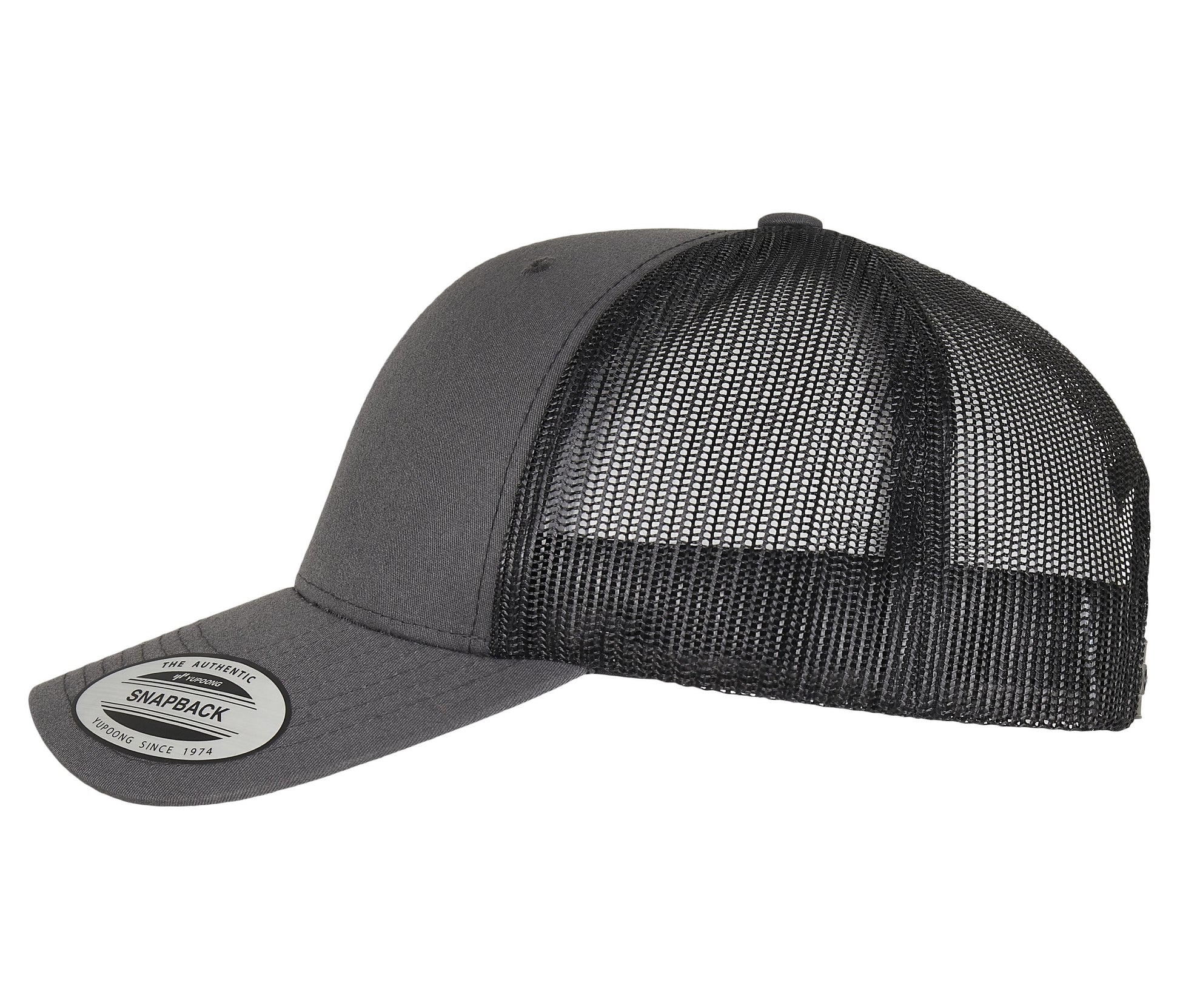 Casquette Style Trucker - Charcoal / Black