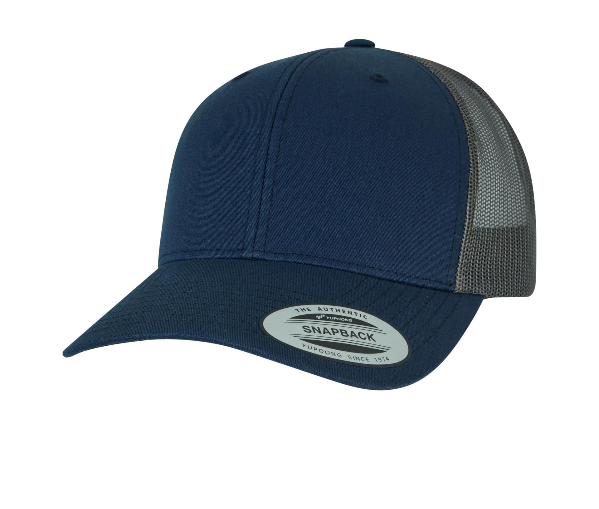 Casquette Style Trucker - Navy / Greyishbrown