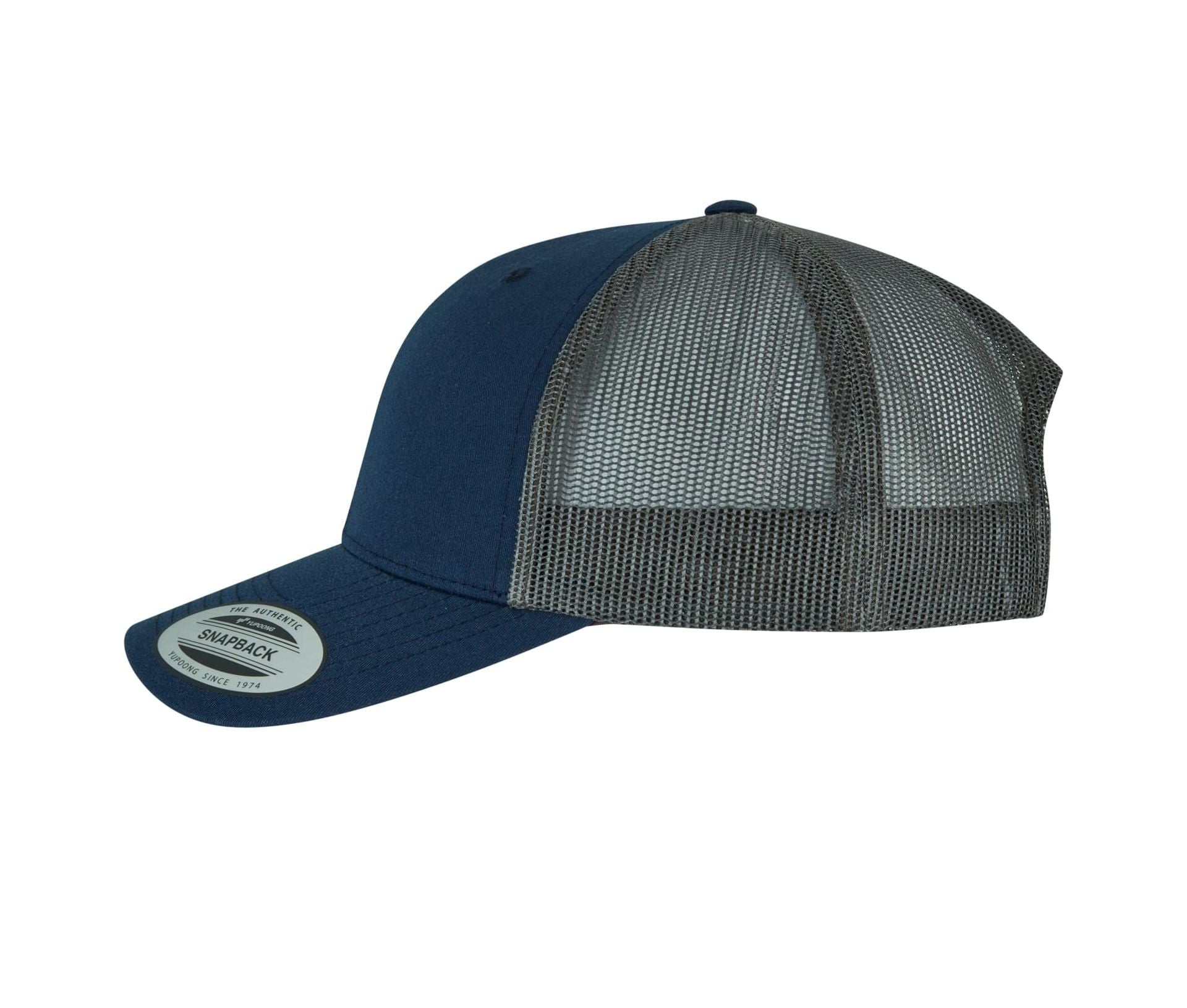Casquette Style Trucker - Navy / Greyishbrown