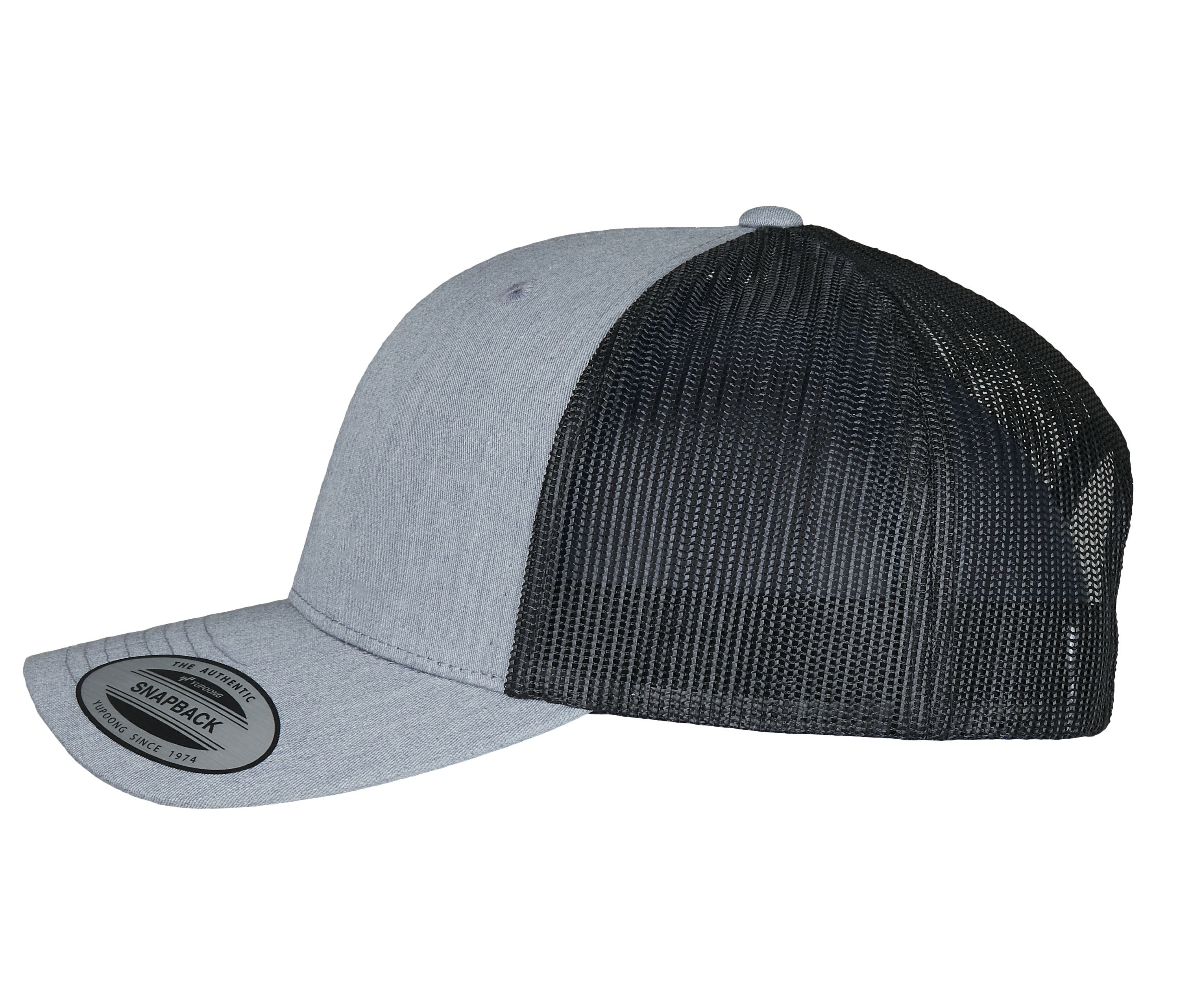Casquette Style Trucker - Heather / Black