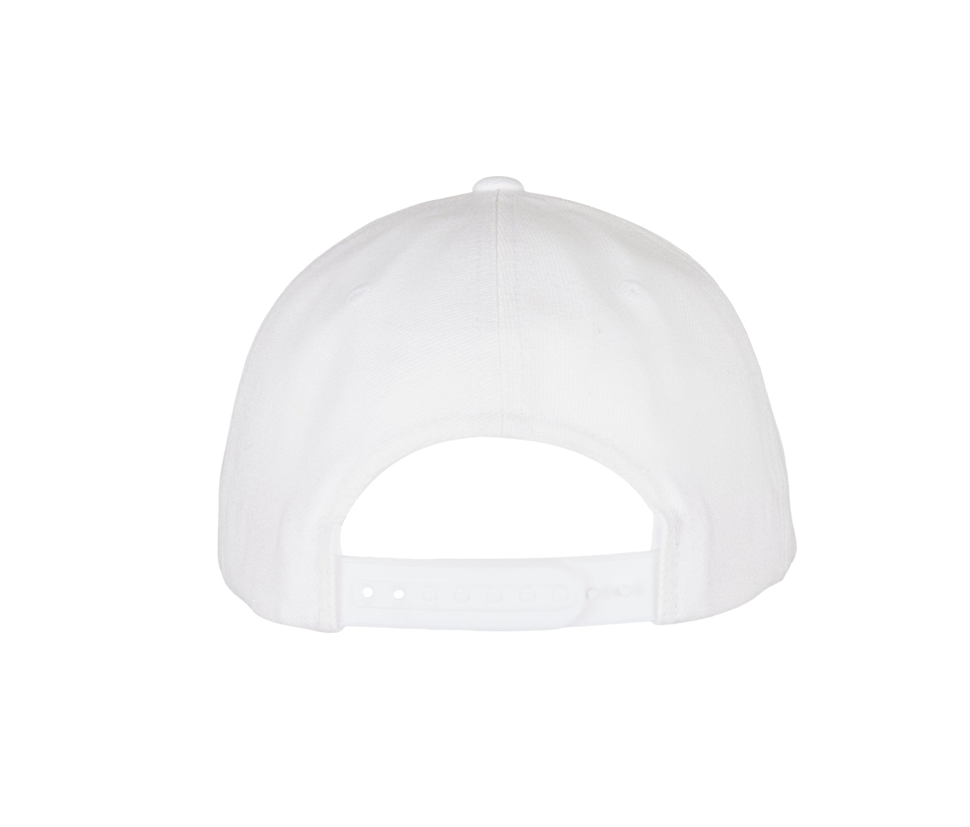 Casquette Snapback Visière Incurvée - White