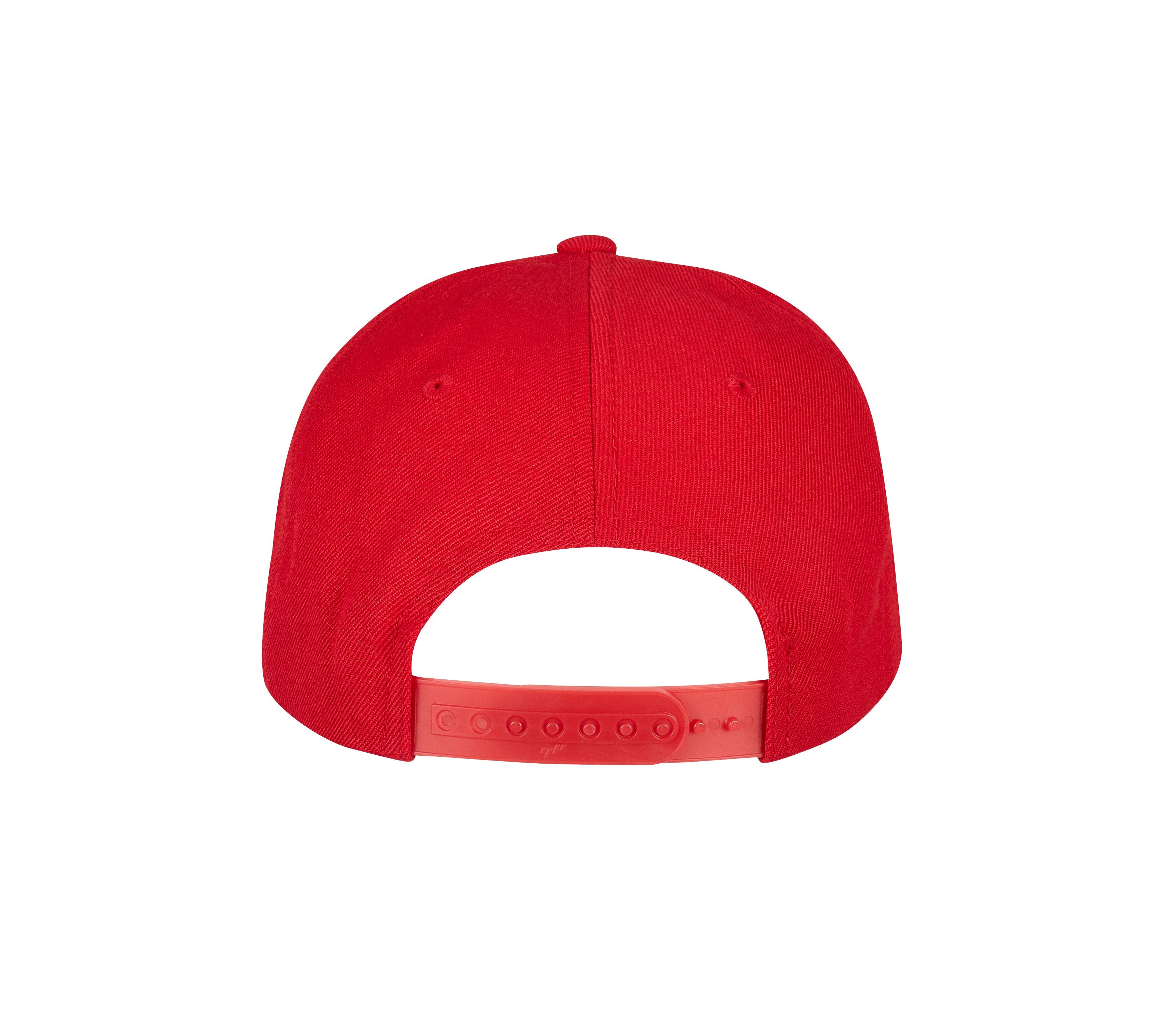 Casquette Snapback Visière Incurvée - Red