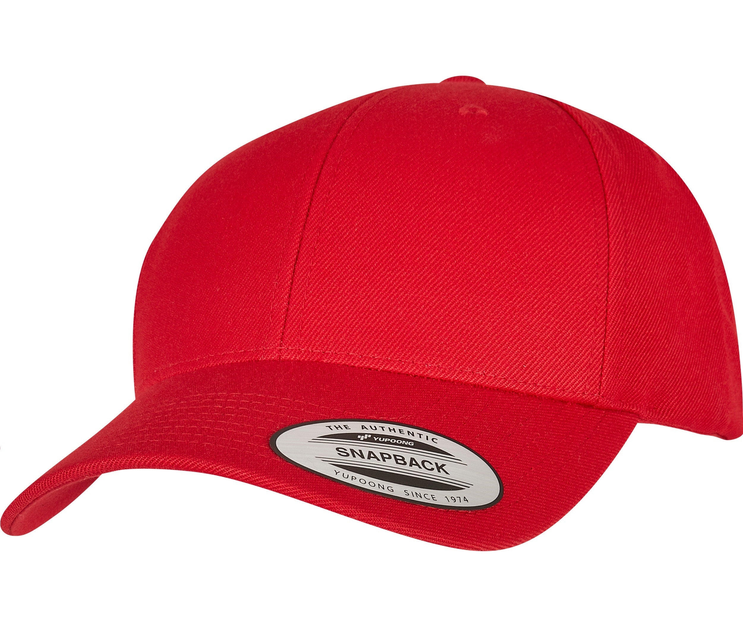 Casquette Snapback Visière Incurvée - Red