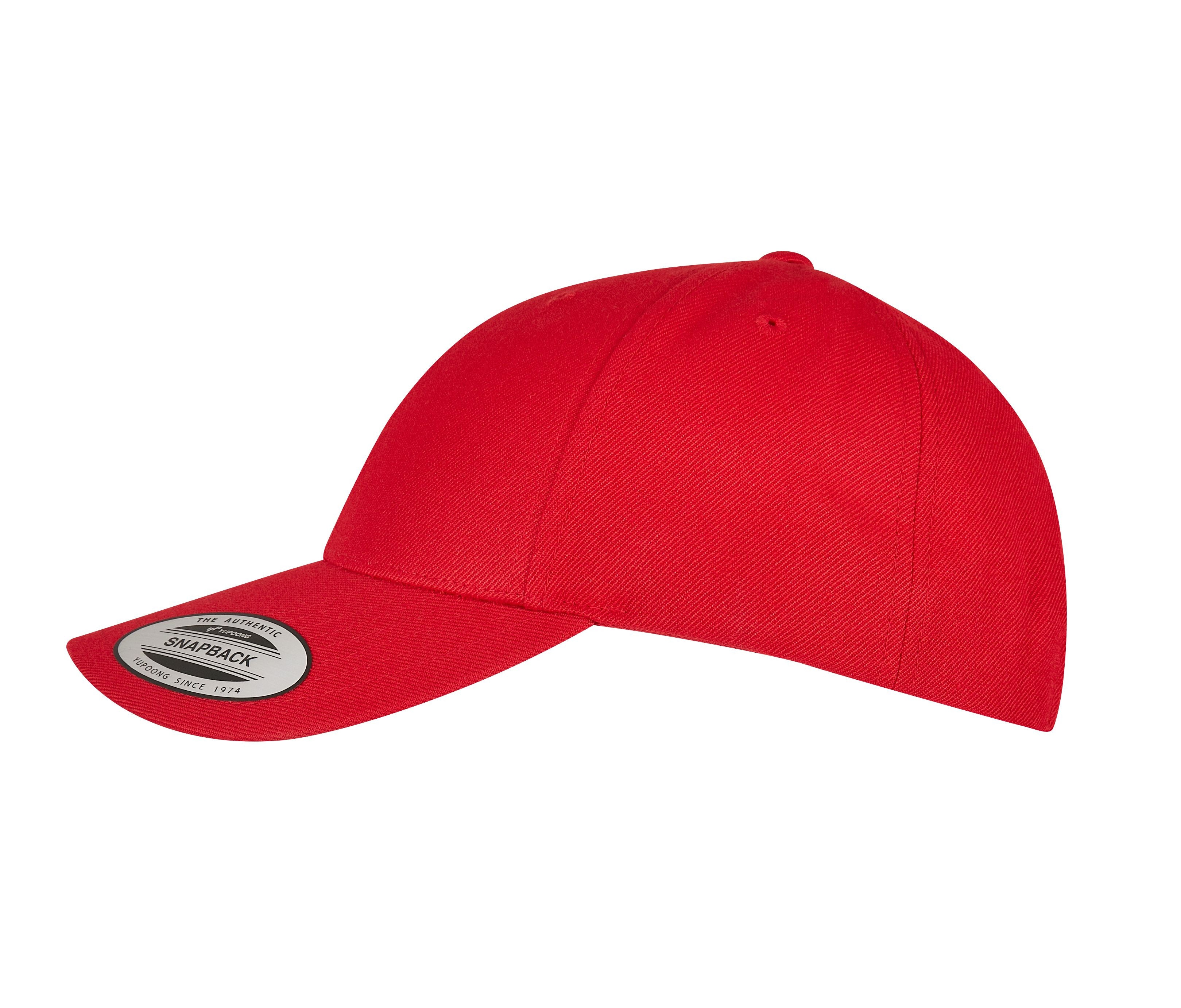 Casquette Snapback Visière Incurvée - Red