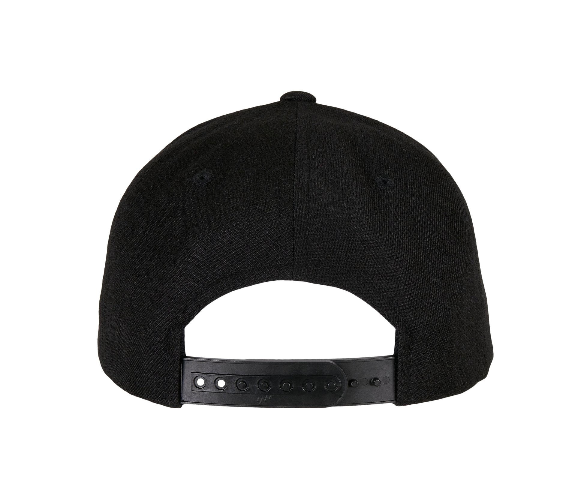 Casquette Snapback Visière Incurvée - Black
