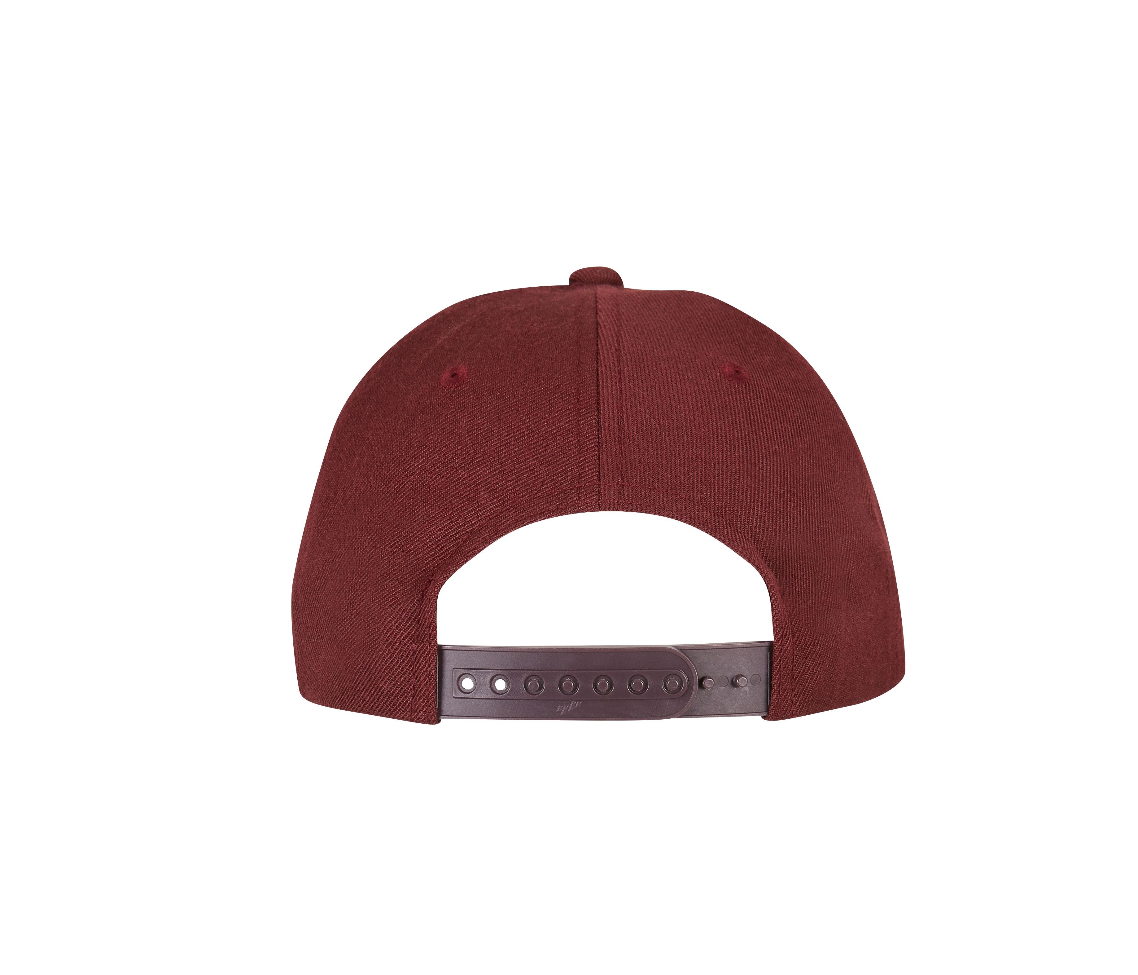 Casquette Snapback Visière Incurvée - Maroon