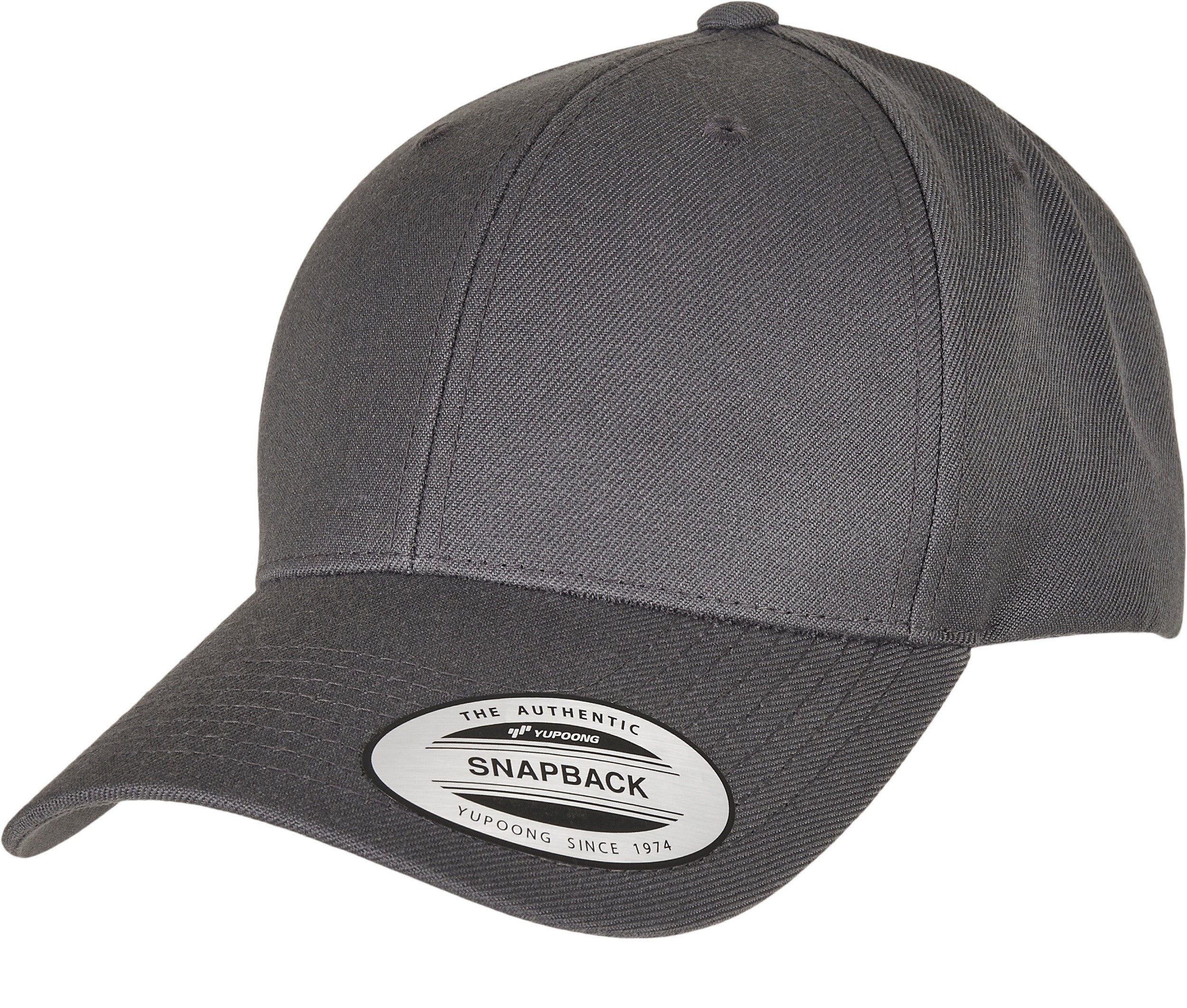 Casquette Snapback Visière Incurvée - Dark Grey