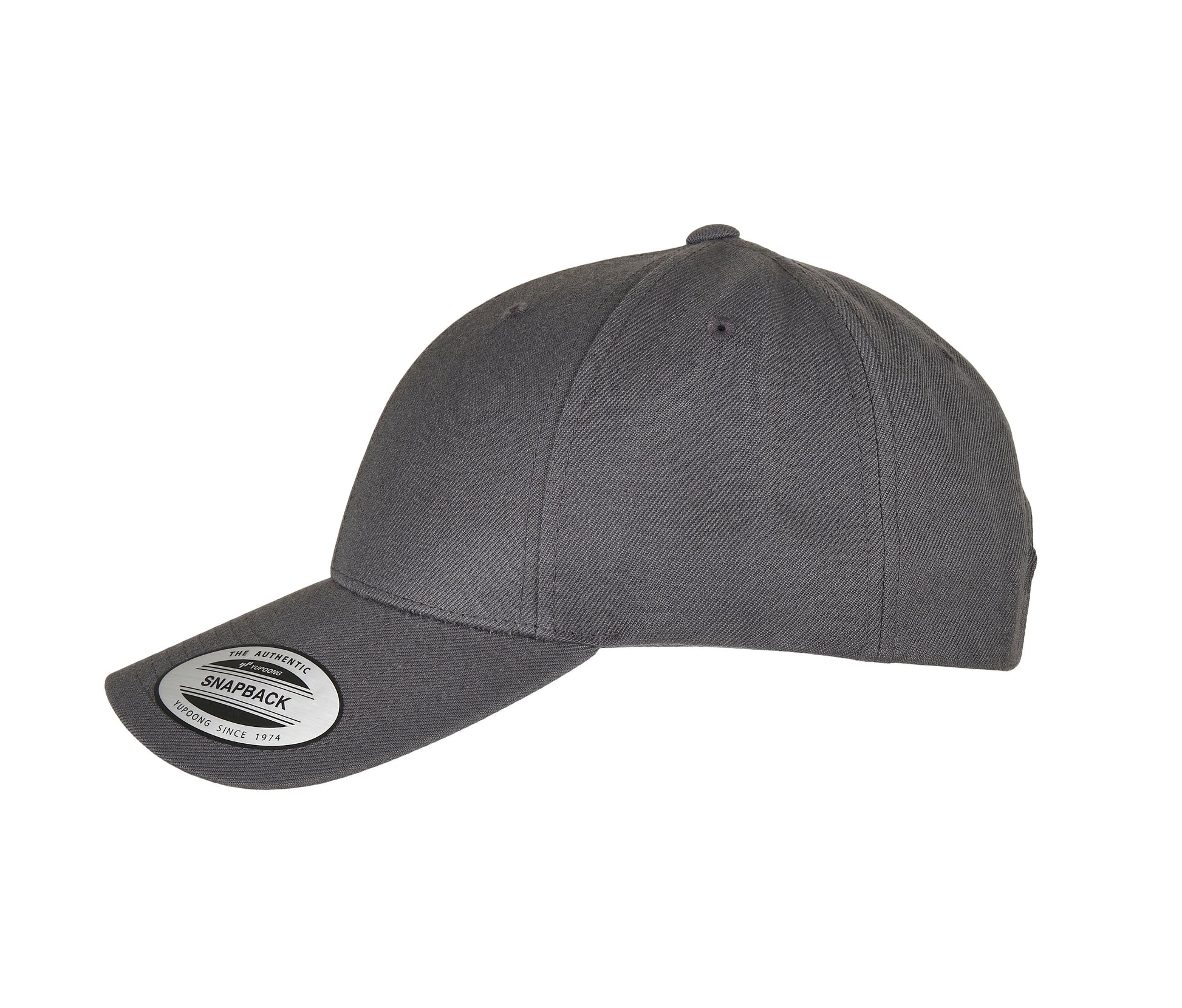 Casquette Snapback Visière Incurvée - Dark Grey